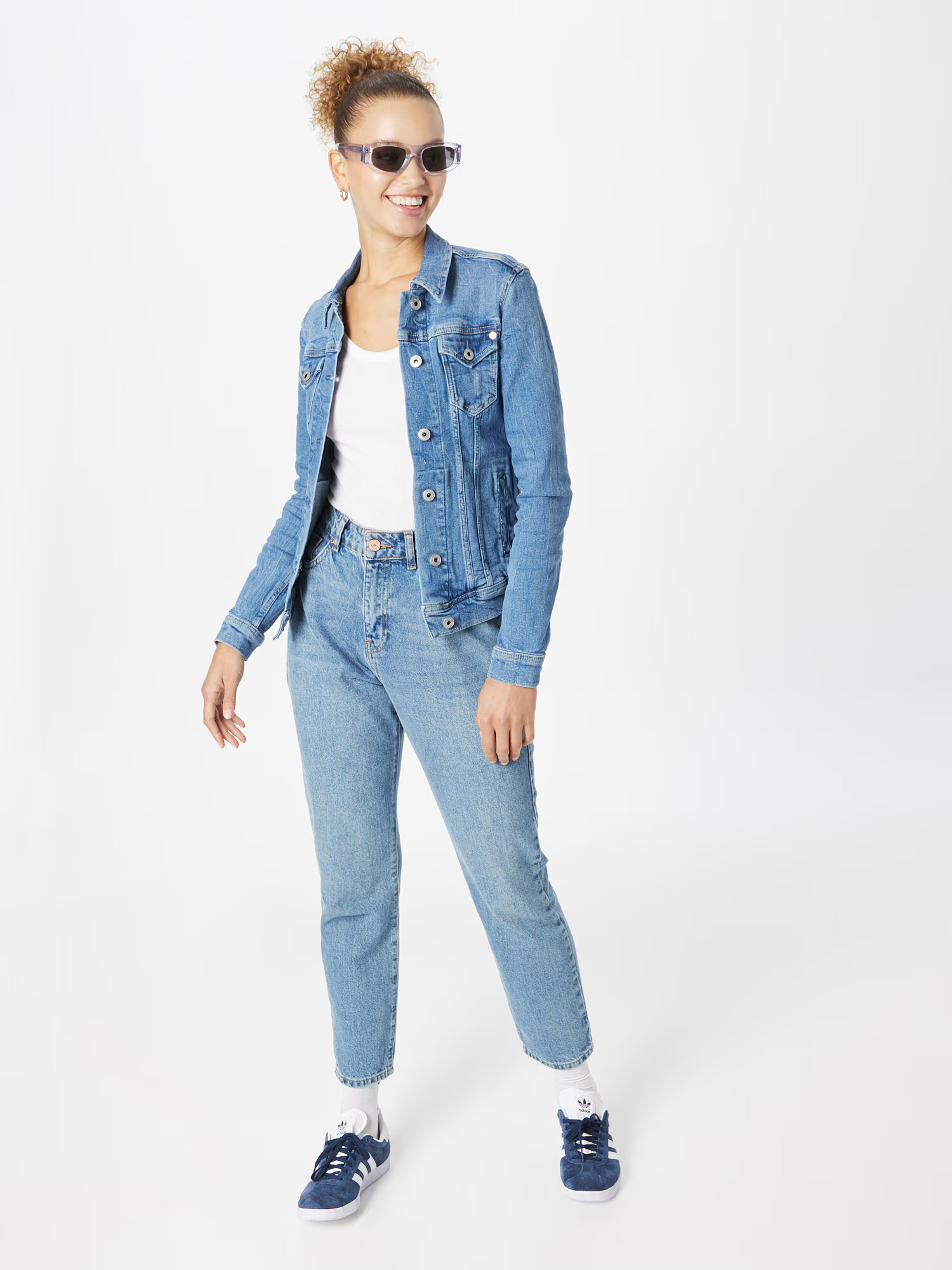 Pepe Jeans Prehodna jakna 'Thrift' moder denim - Pepit.si