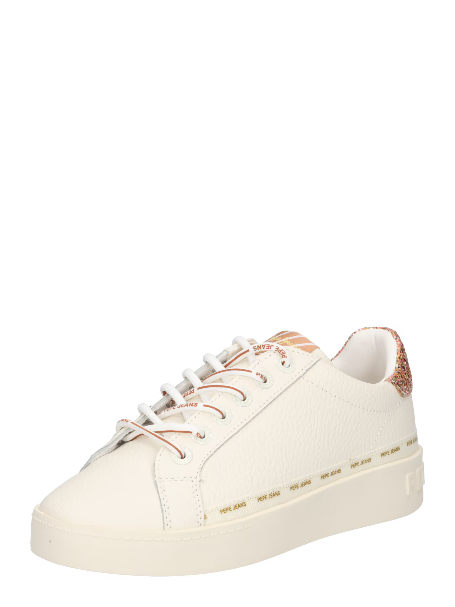 Pepe Jeans Sneaker 'BRIXTON FRESH' bela / temno oranžna - Pepit.si