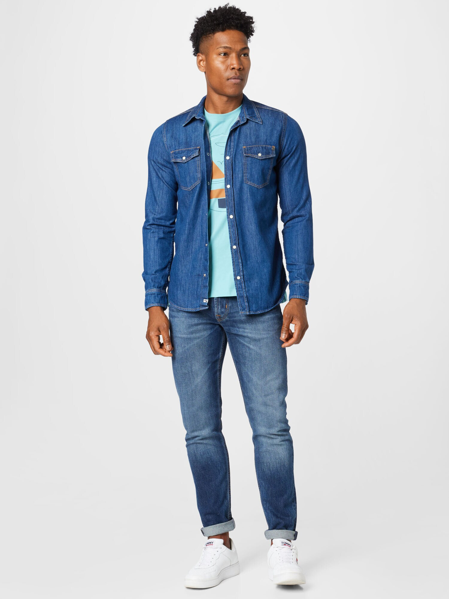 Pepe Jeans Srajca 'Hammond' moder denim - Pepit.si