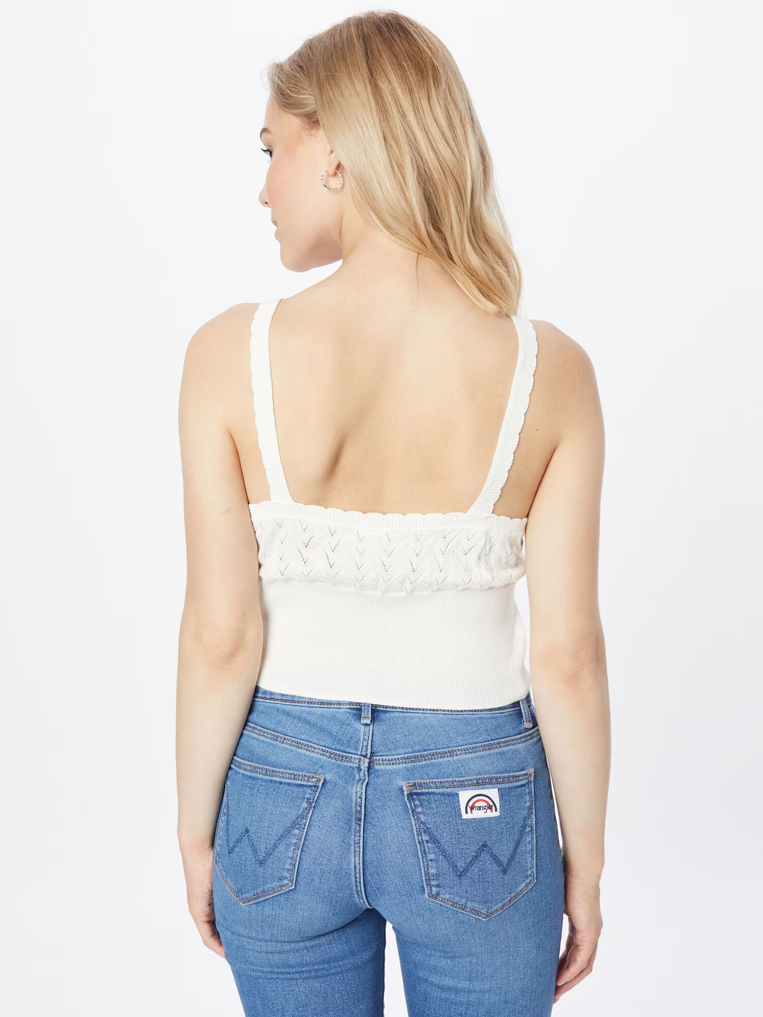 Pepe Jeans Top z naramnicami 'BEVERLE' bela - Pepit.si