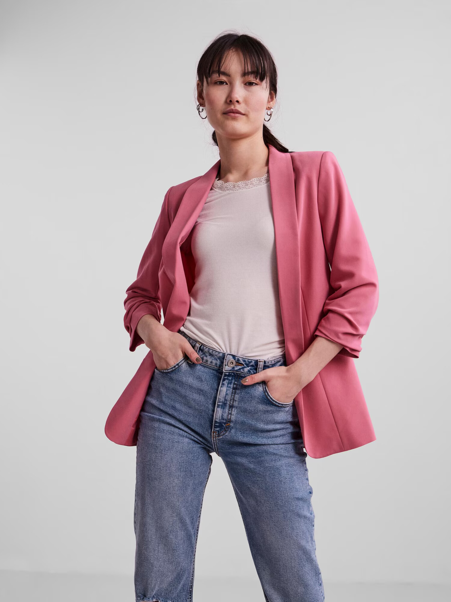 PIECES Blazer 'Boss' rosé - Pepit.si