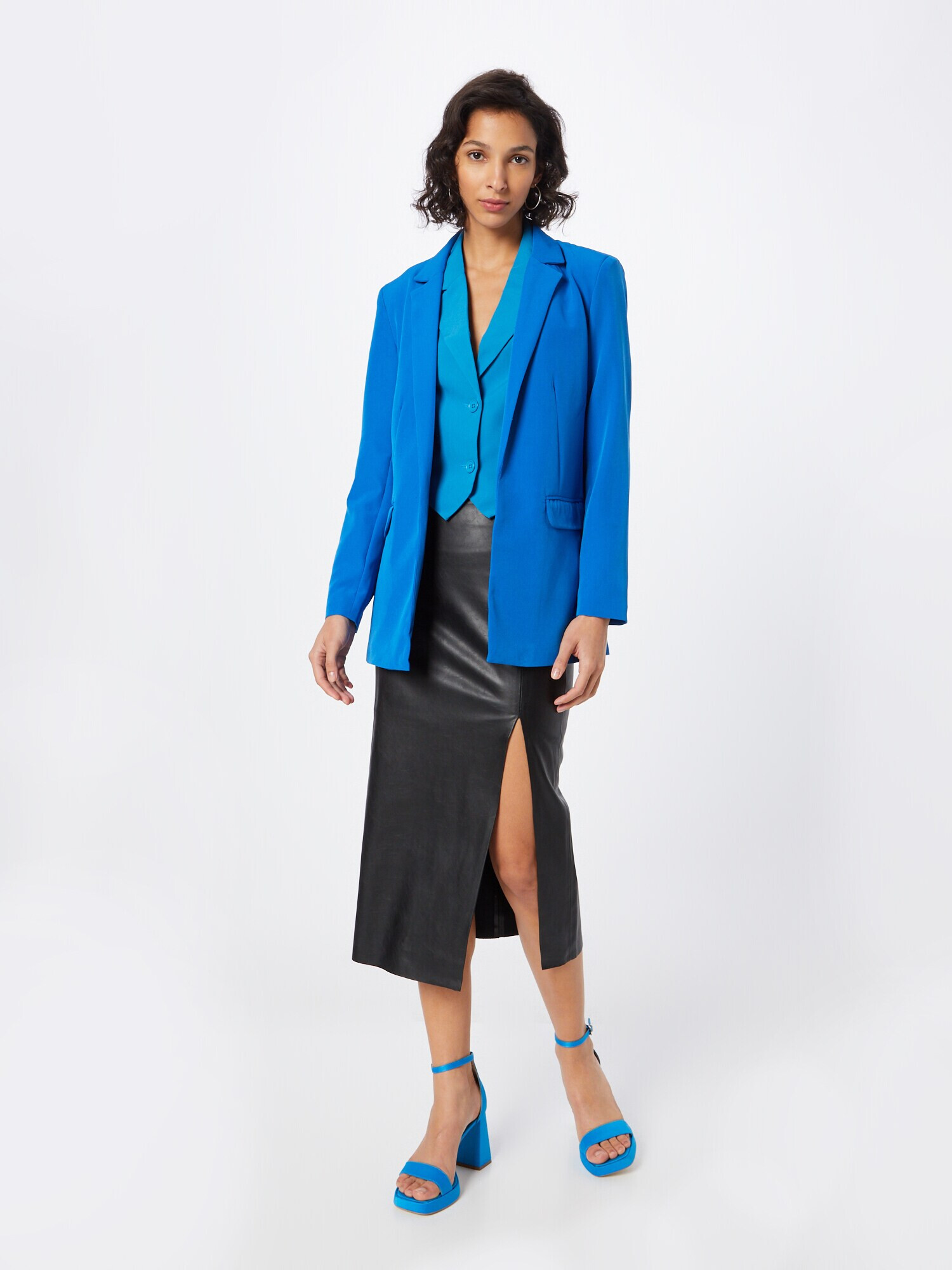 PIECES Blazer 'BOSSY' kraljevo modra - Pepit.si