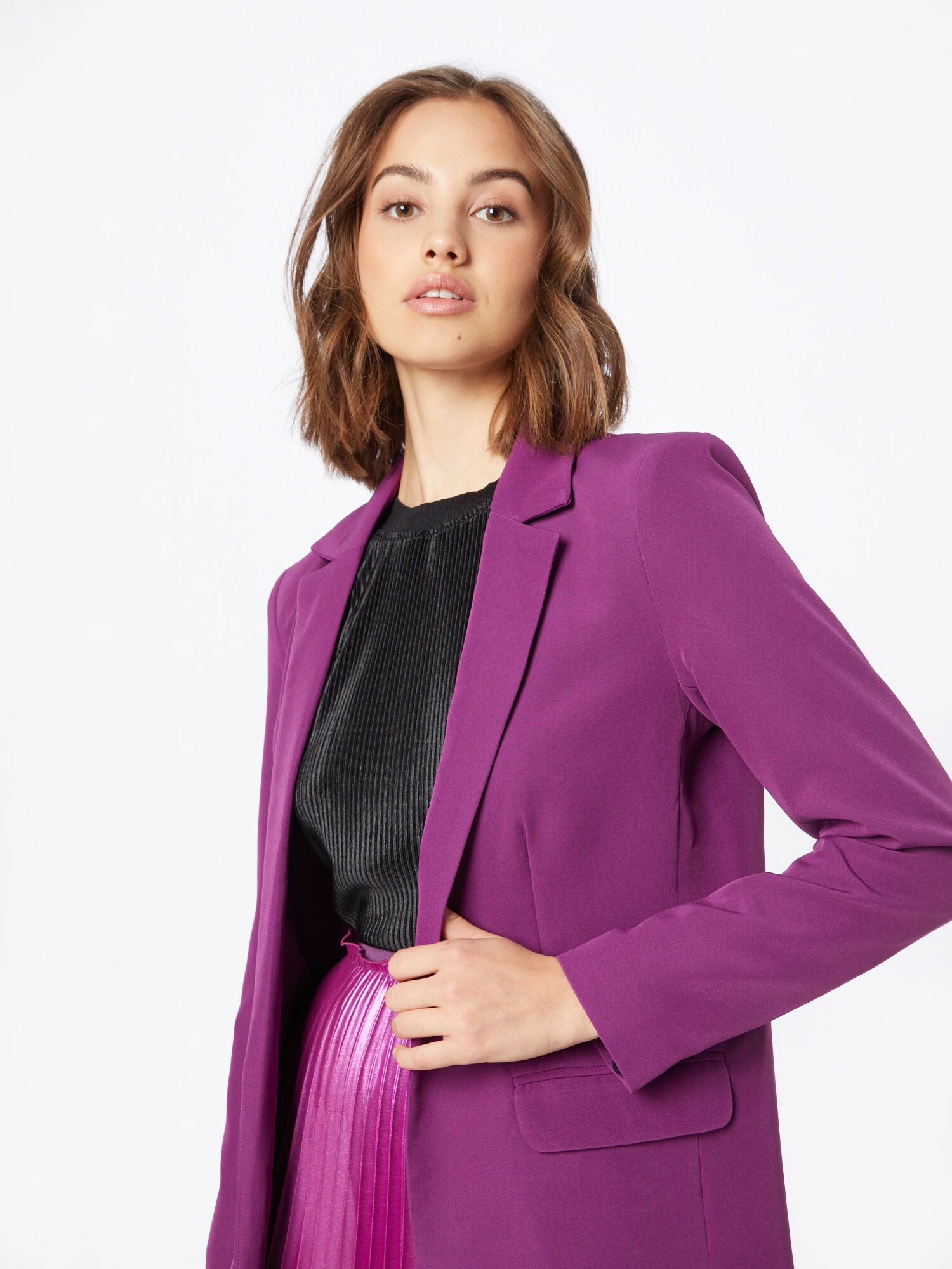 PIECES Blazer 'Bossy' lila - Pepit.si