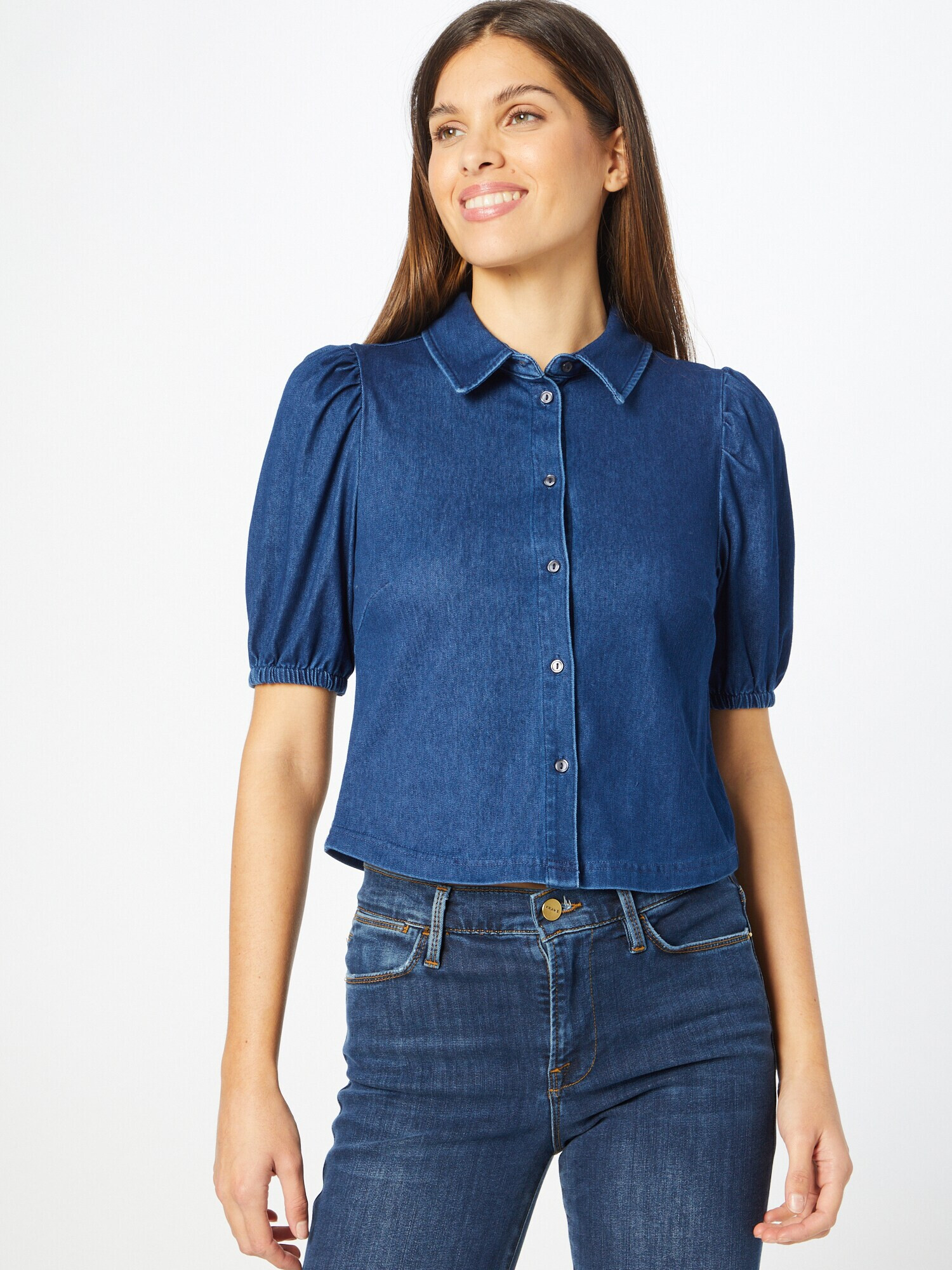 PIECES Bluza 'CHERA' moder denim - Pepit.si