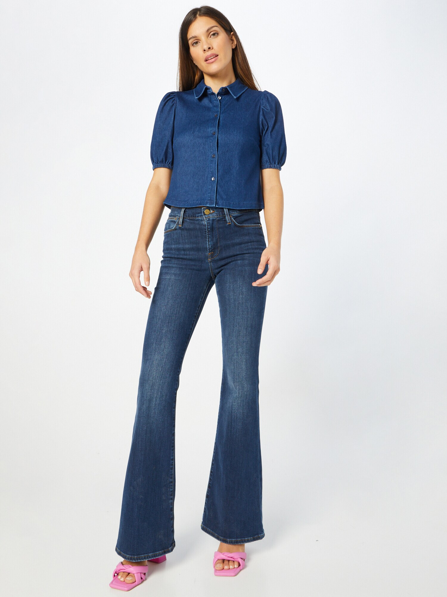 PIECES Bluza 'CHERA' moder denim - Pepit.si