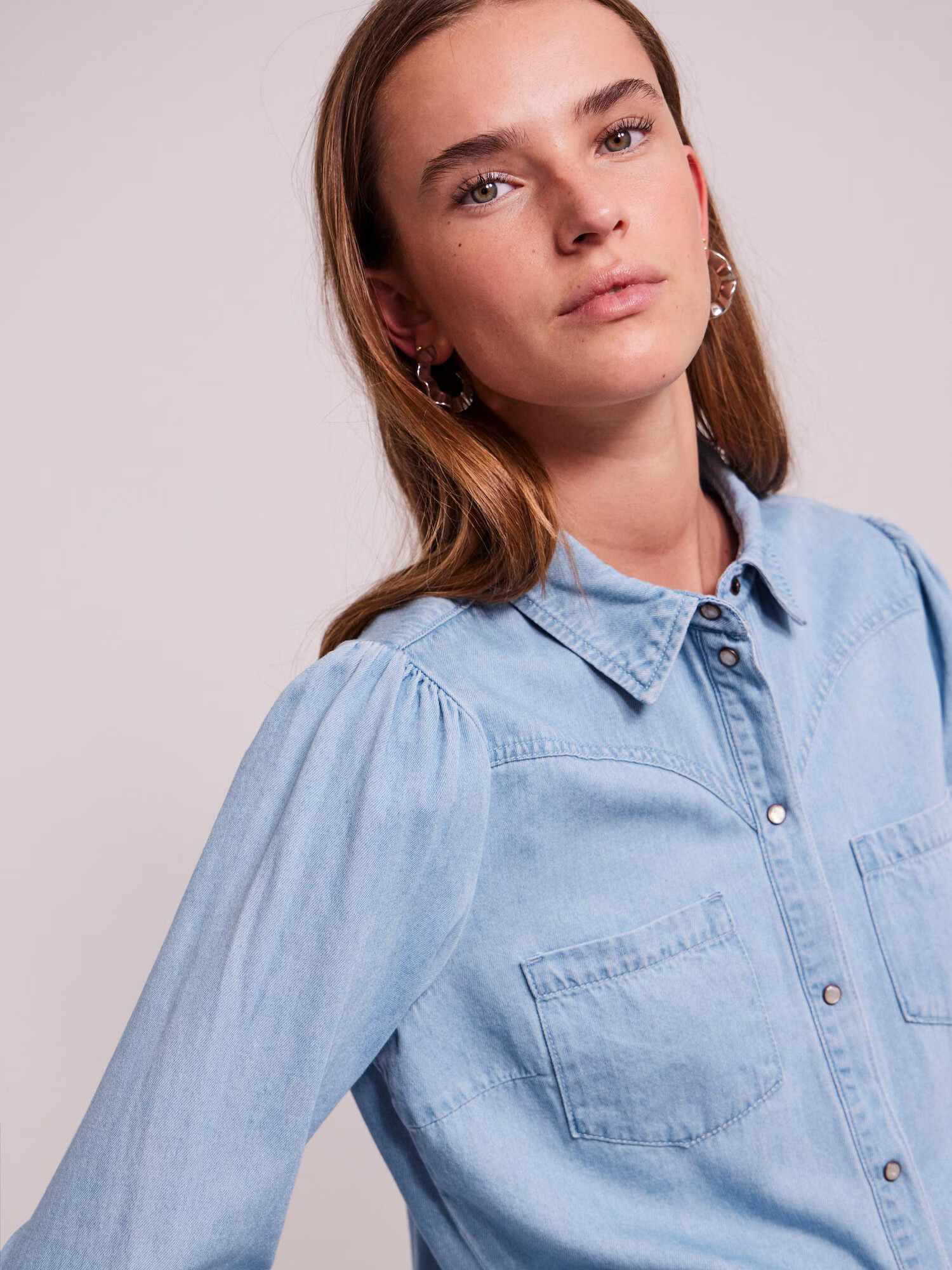 PIECES Bluza 'Krista' moder denim - Pepit.si