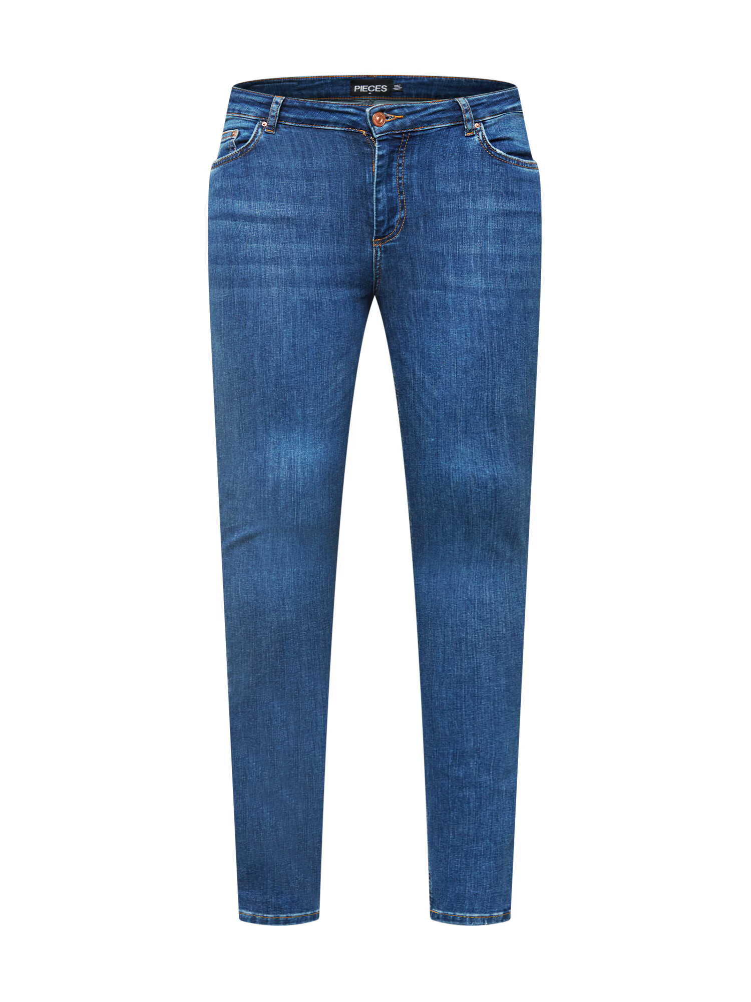 PIECES Curve Kavbojke 'DELLY' moder denim - Pepit.si