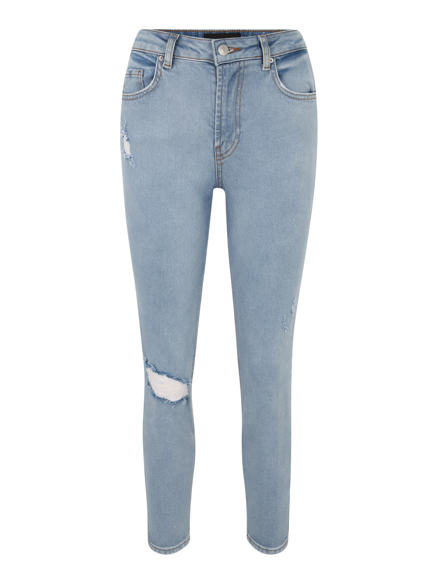 Pieces Petite Kavbojke 'Leah' moder denim - Pepit.si