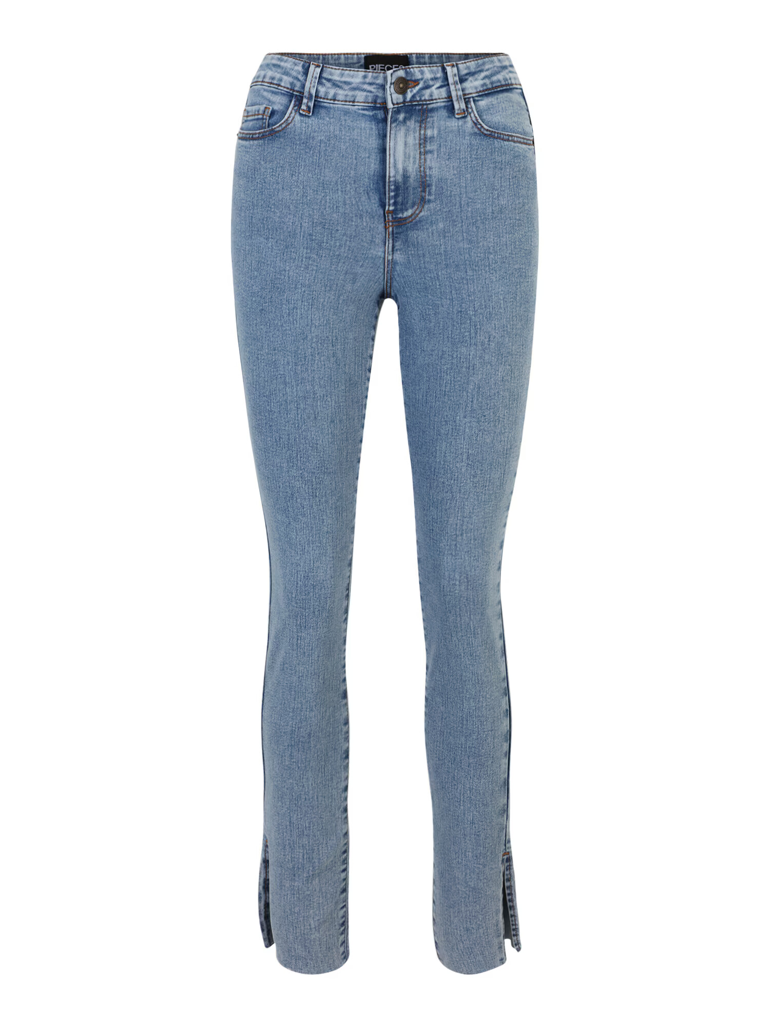 Pieces Petite Kavbojke 'PEGGY' moder denim - Pepit.si