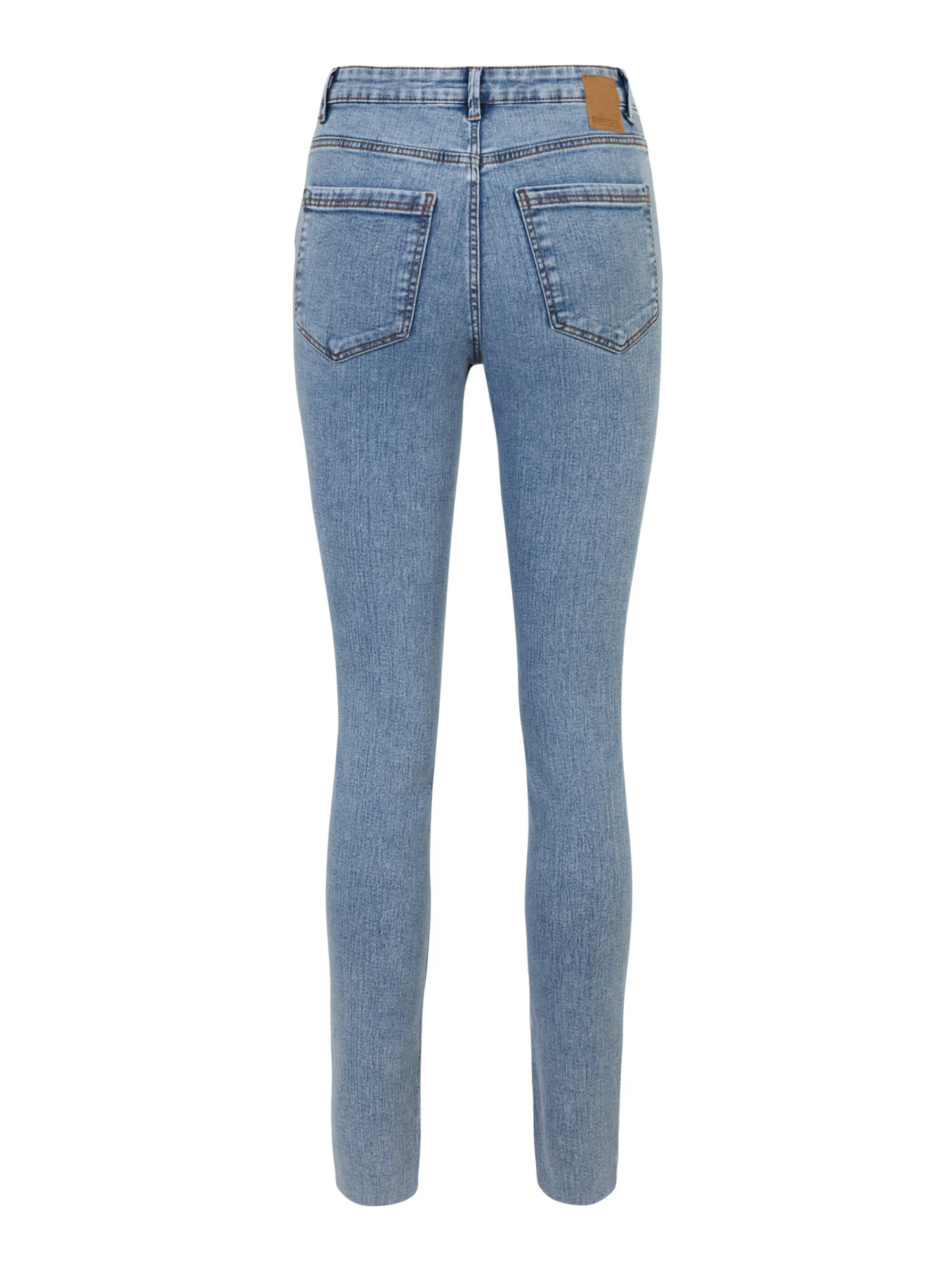 Pieces Petite Kavbojke 'PEGGY' moder denim - Pepit.si