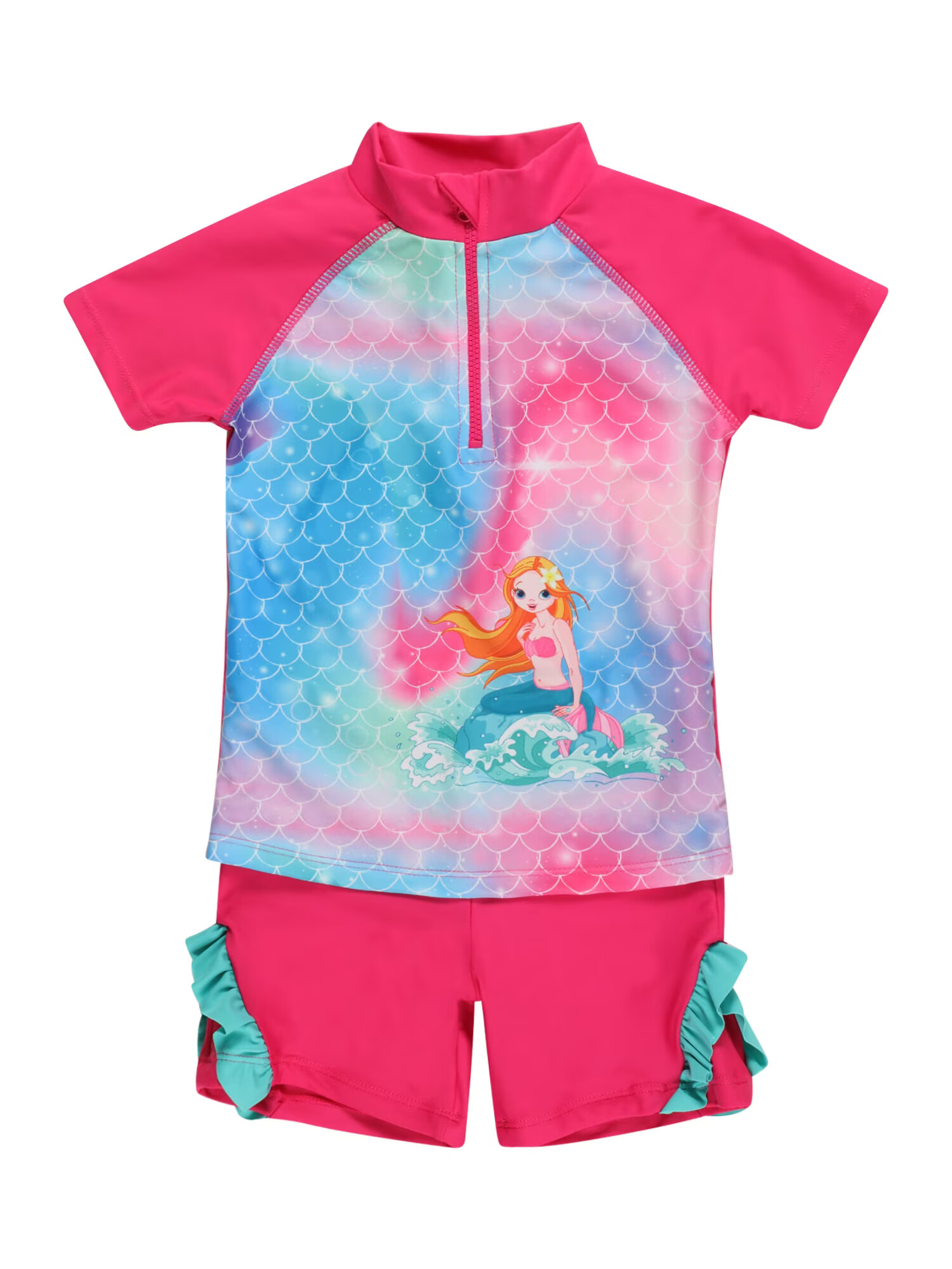 PLAYSHOES UV-zaščita 'Schwimmshirt + Badehose' mešane barve / roza - Pepit.si