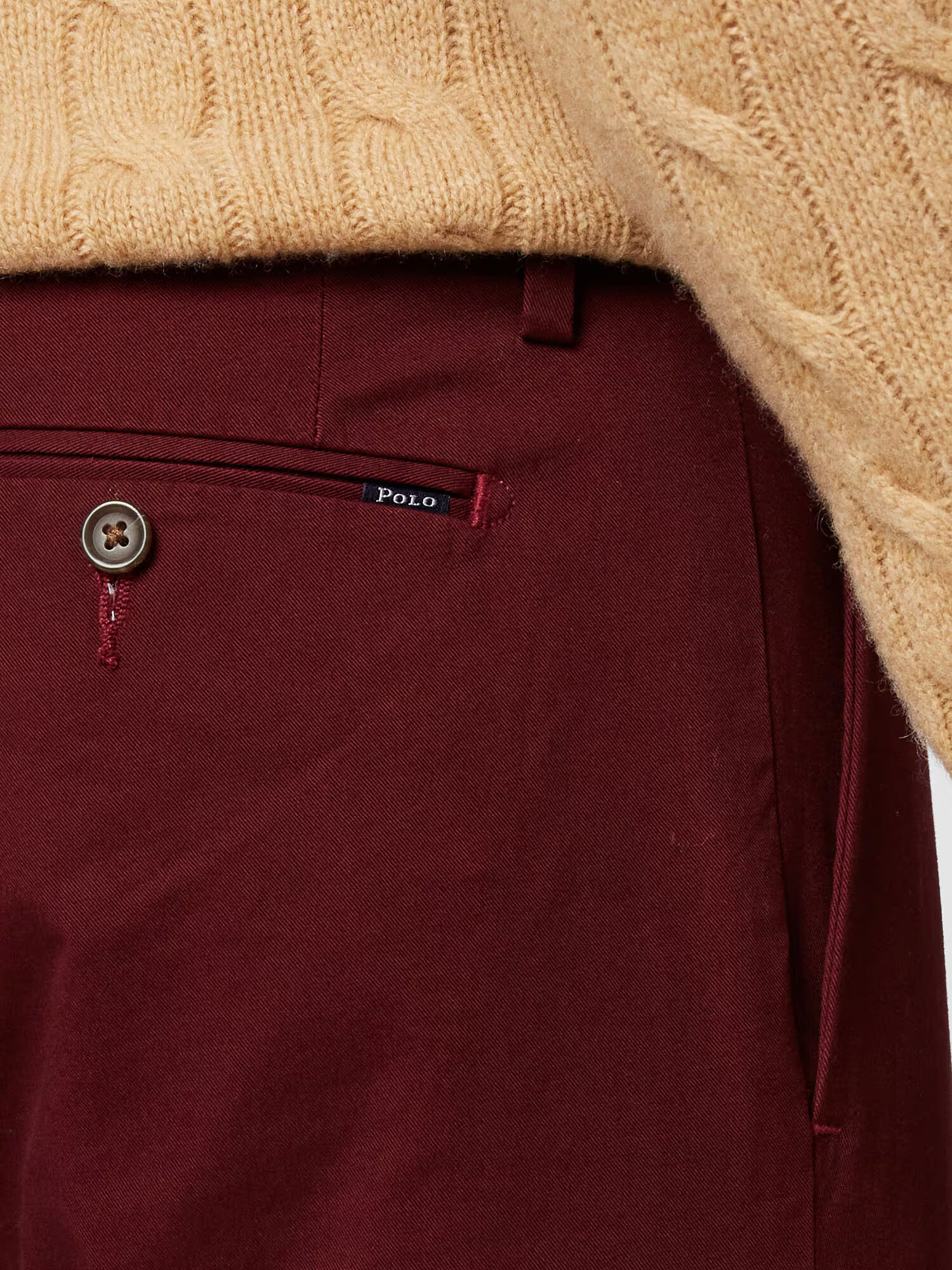 Polo Ralph Lauren Chino hlače bordo - Pepit.si