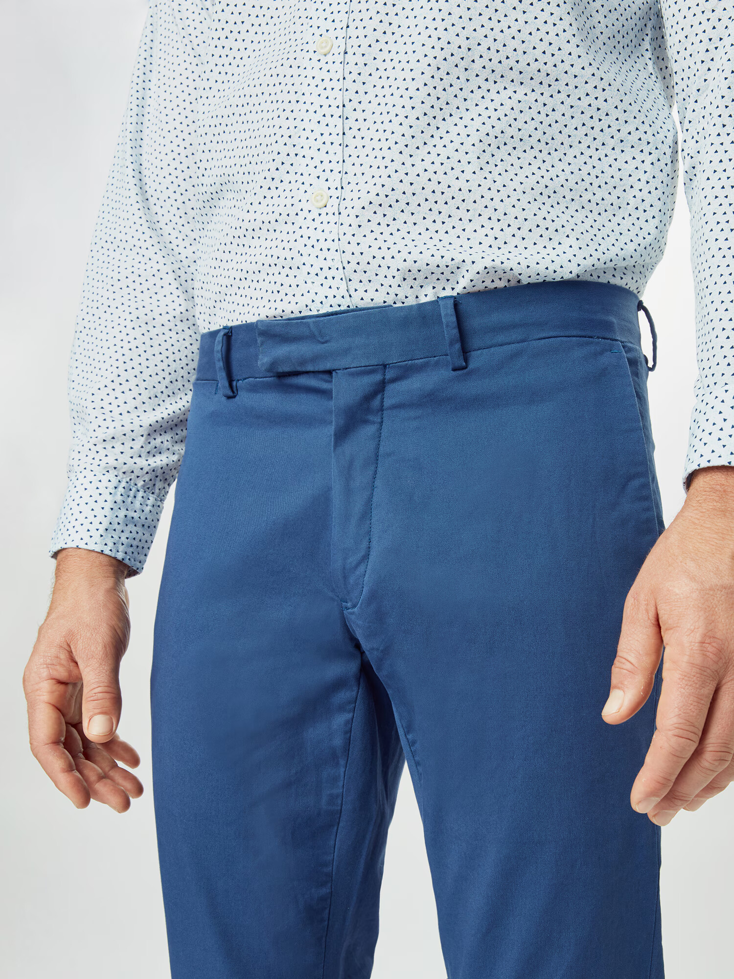 Polo Ralph Lauren Chino hlače 'SLFHDNP-FLAT-PANT' mornarska - Pepit.si