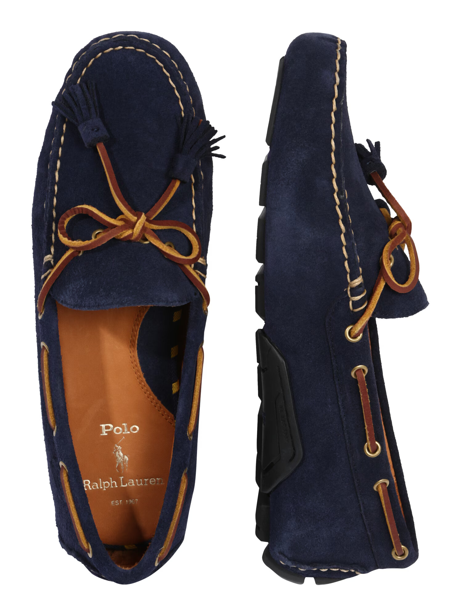 Polo Ralph Lauren Mokasini 'ANDERS LOAFR-SLIP-ONS-DRIVER' mornarska - Pepit.si