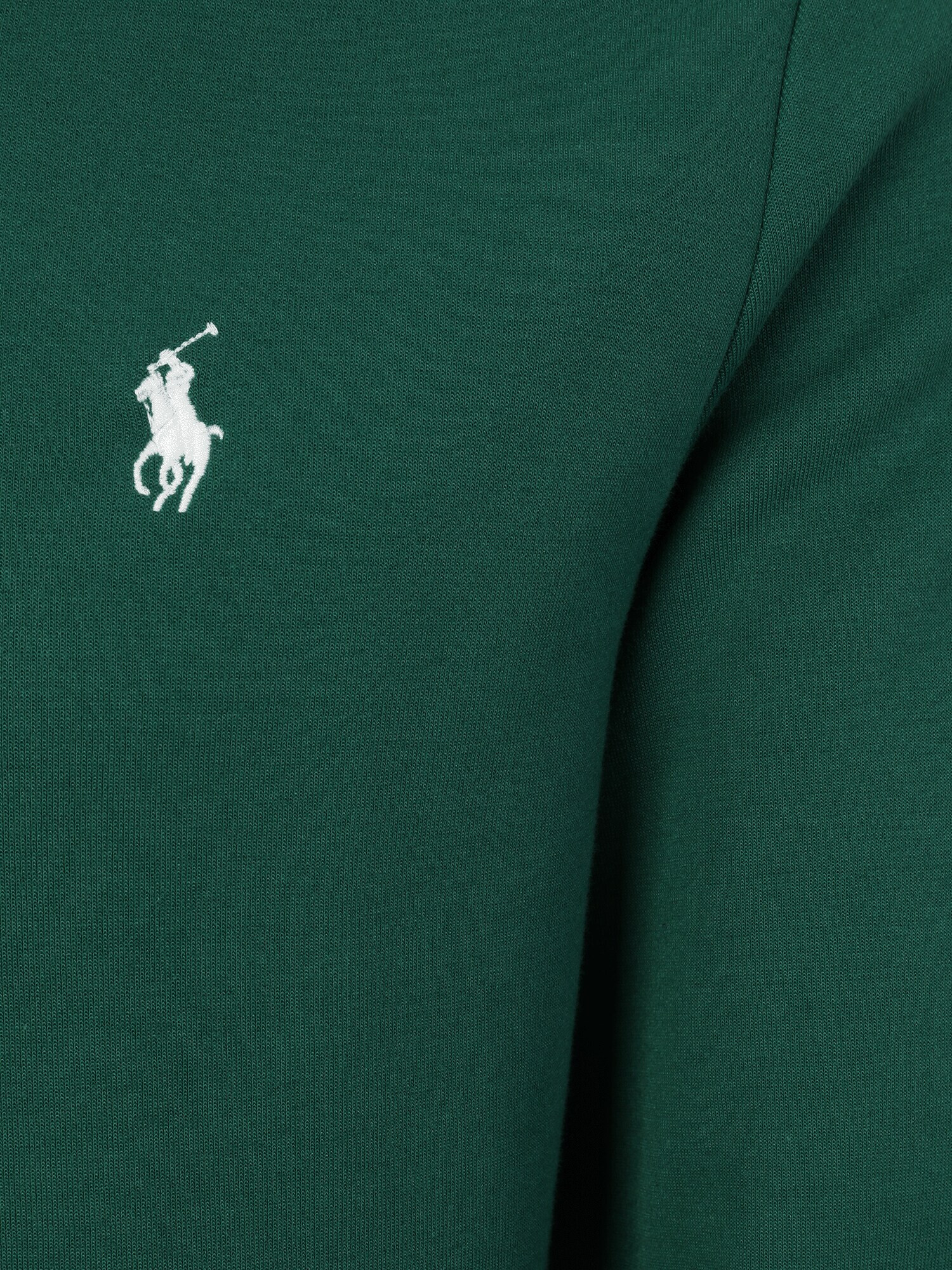 Polo Ralph Lauren Jopa na zadrgo temno zelena / bela - Pepit.si