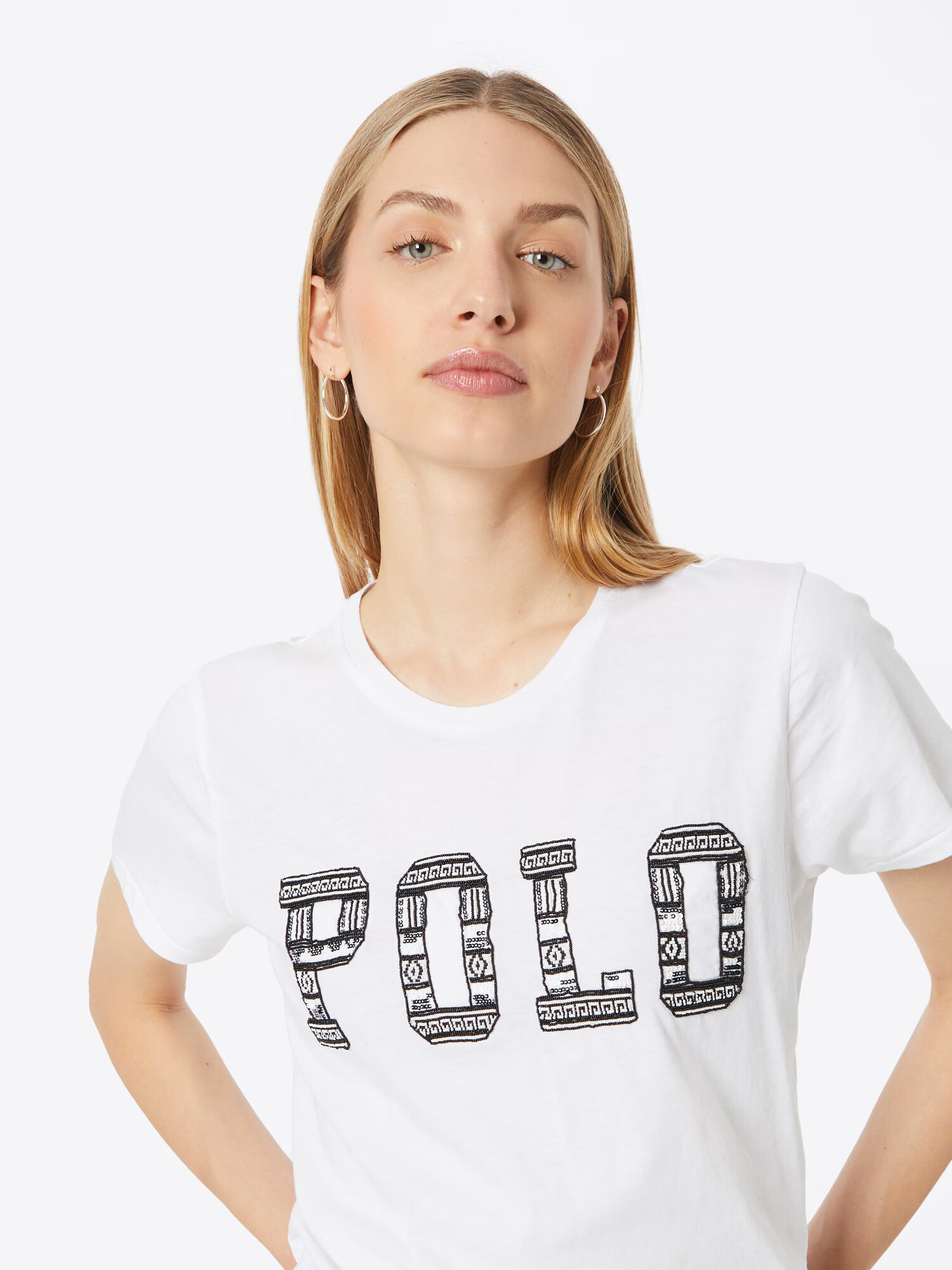 Polo Ralph Lauren Majica črna / bela - Pepit.si