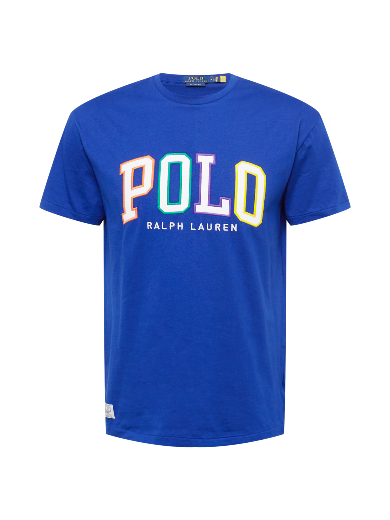 Polo Ralph Lauren Majica kraljevo modra / svetlo modra / pastelno rumena / bela - Pepit.si