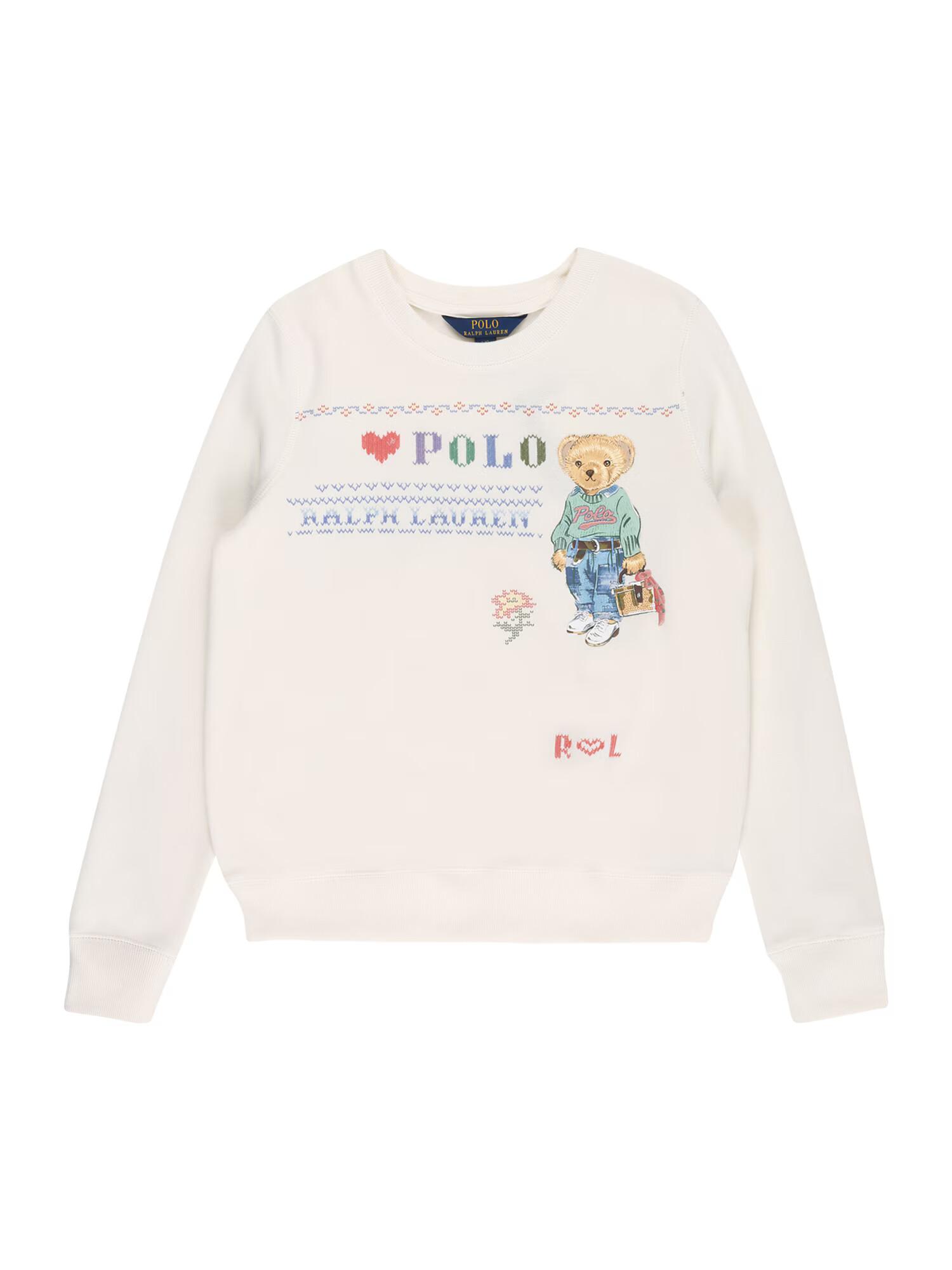 Polo Ralph Lauren Majica modra / svetlo rjava / rdeča / bela - Pepit.si