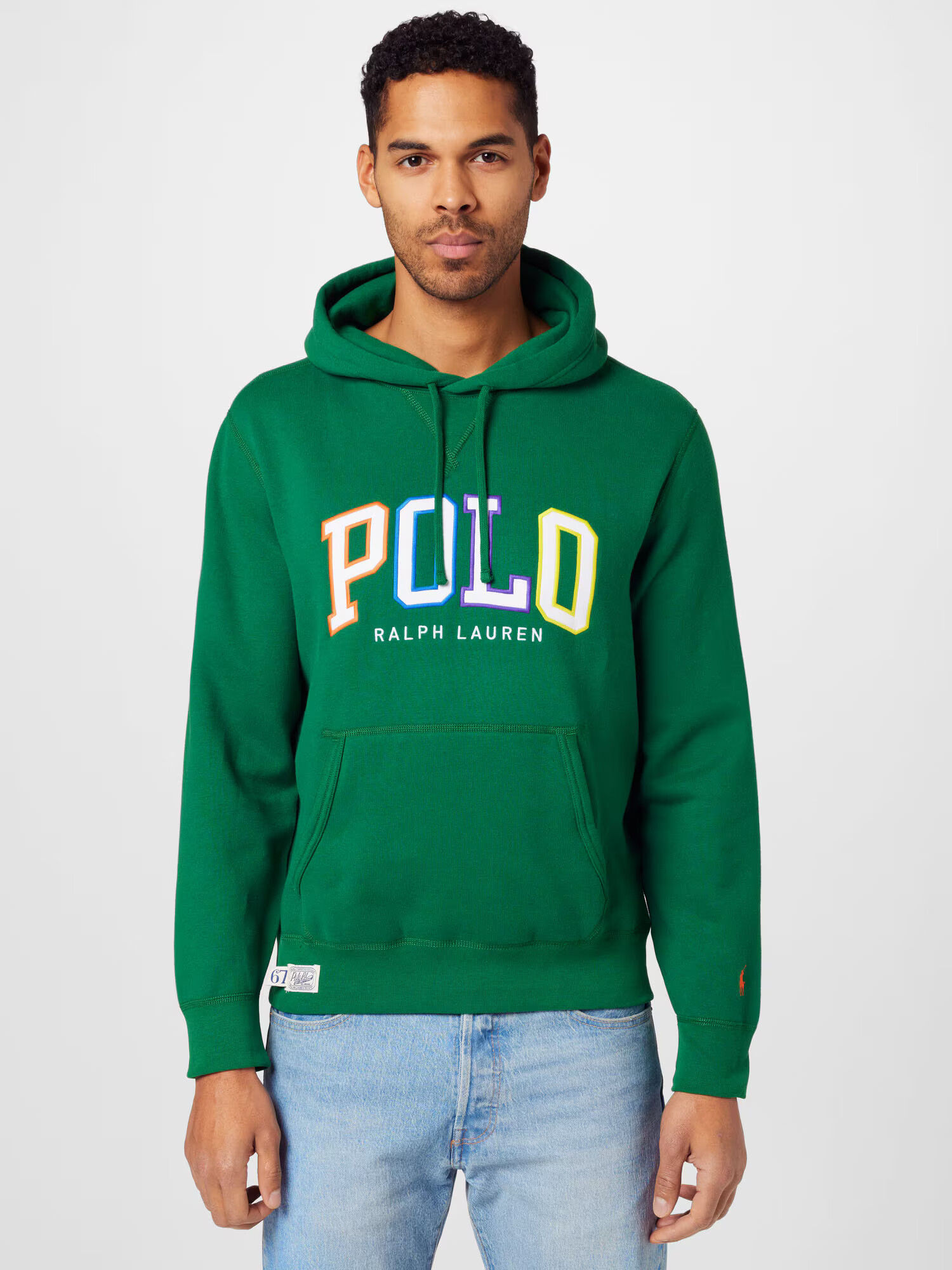 Polo Ralph Lauren Majica modra / zelena / temno liila / oranžna - Pepit.si