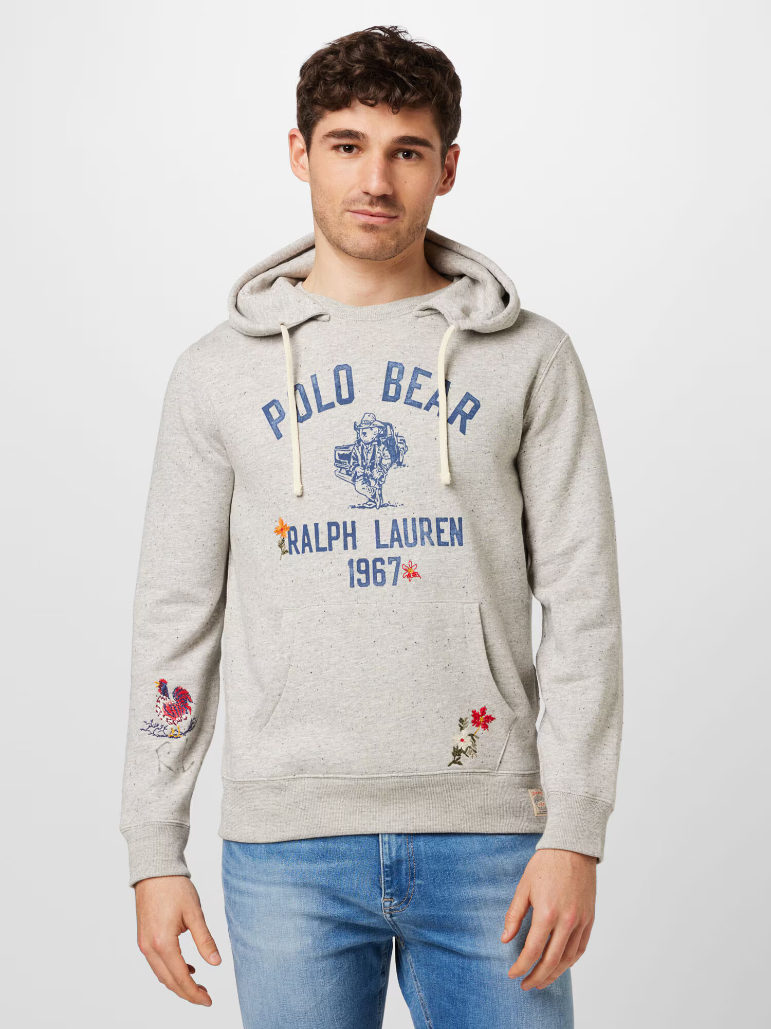 Polo Ralph Lauren Majica mornarska / pegasto siva - Pepit.si