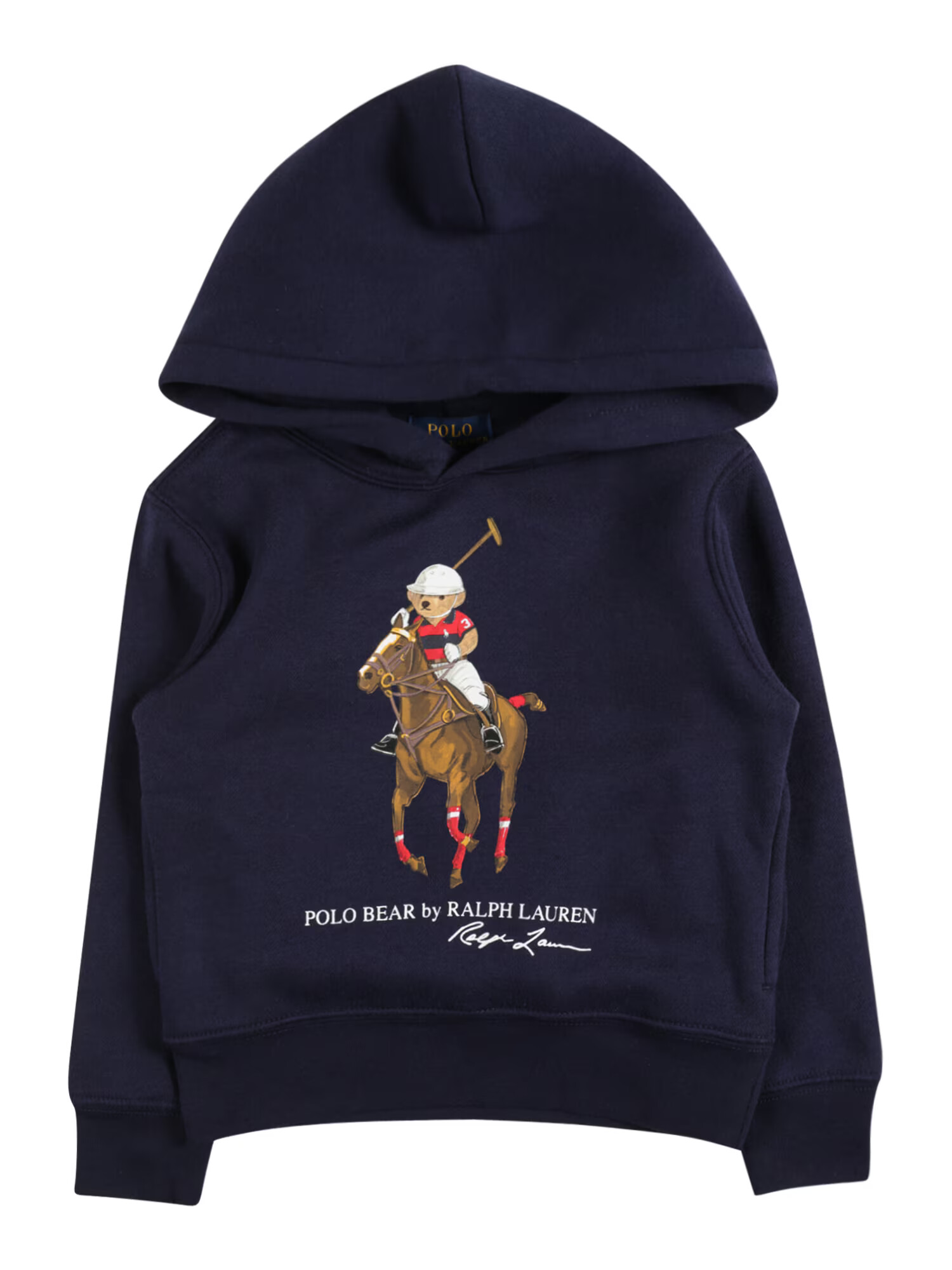 Polo Ralph Lauren Majica mornarska / rjava / bela / rdeča - Pepit.si