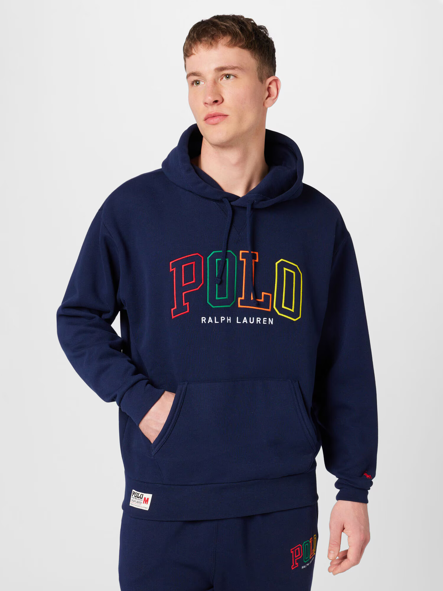 Polo Ralph Lauren Majica mornarska / rumena / zelena / rdeča - Pepit.si