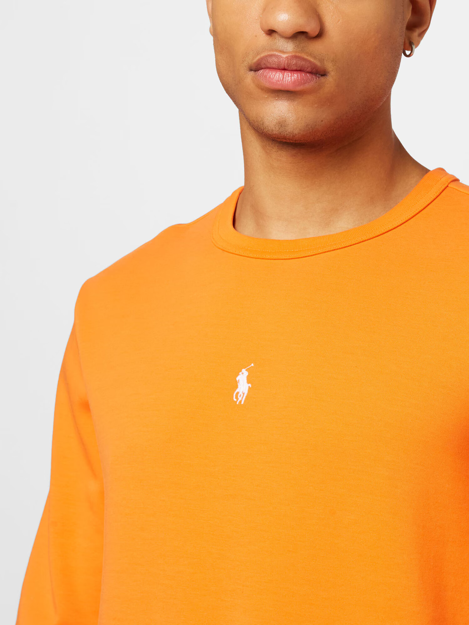 Polo Ralph Lauren Majica oranžna / bela - Pepit.si