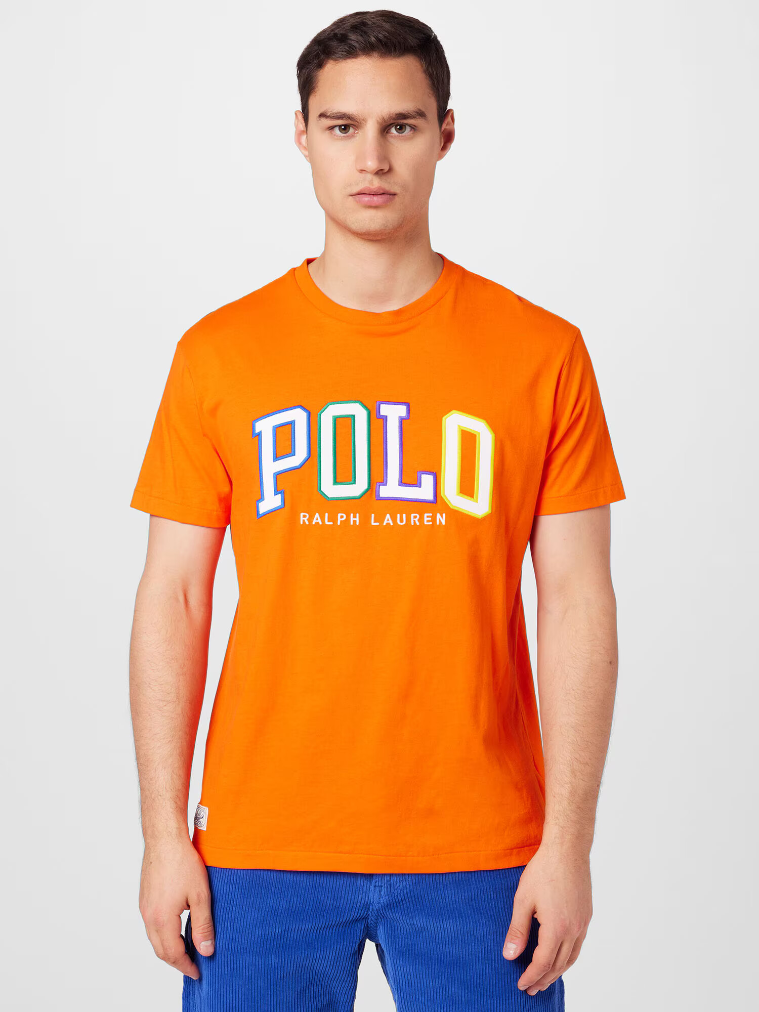 Polo Ralph Lauren Majica rumena / lila / oranžna / bela - Pepit.si