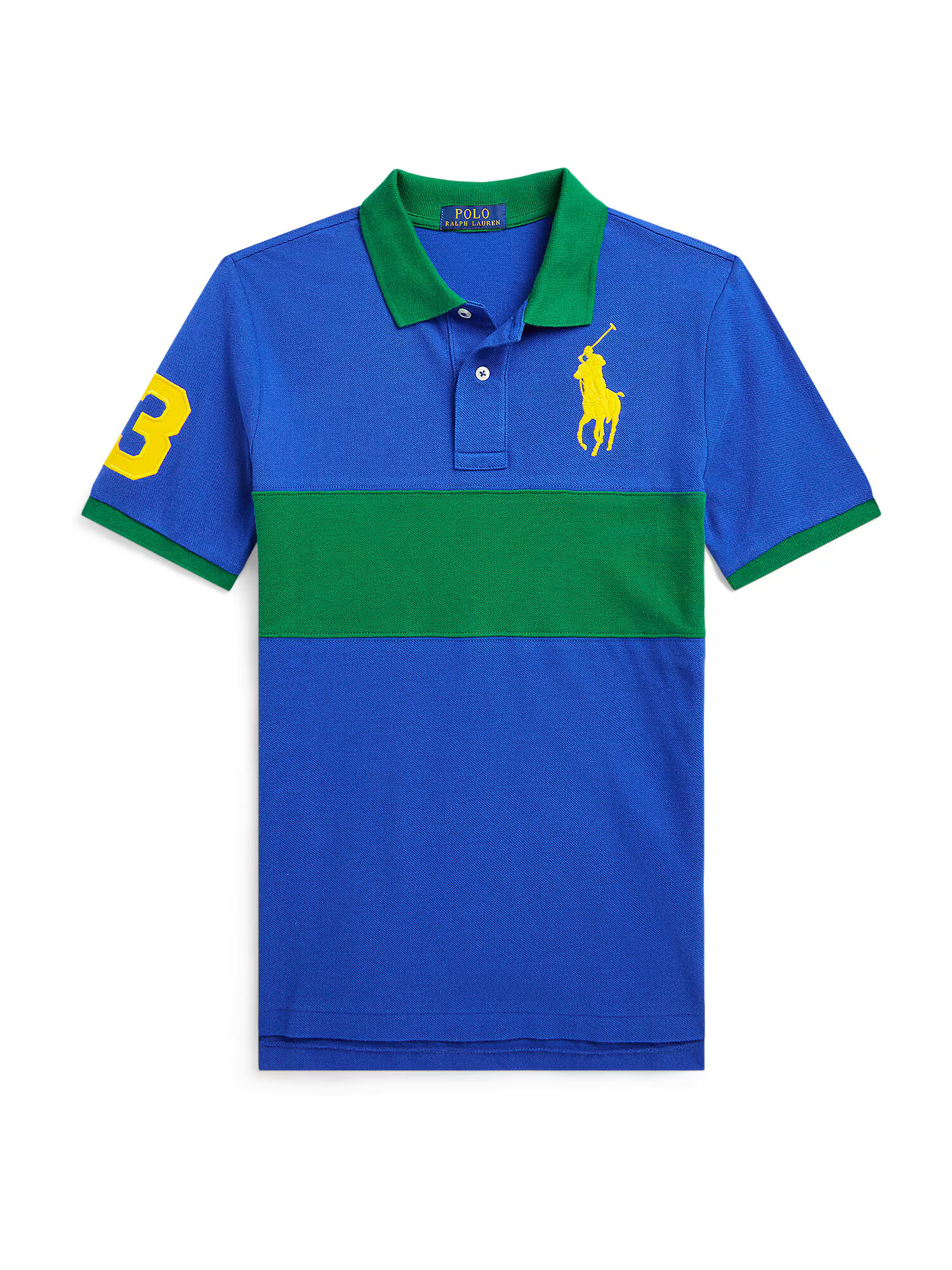 Polo Ralph Lauren Majica safir / rumena / temno zelena - Pepit.si