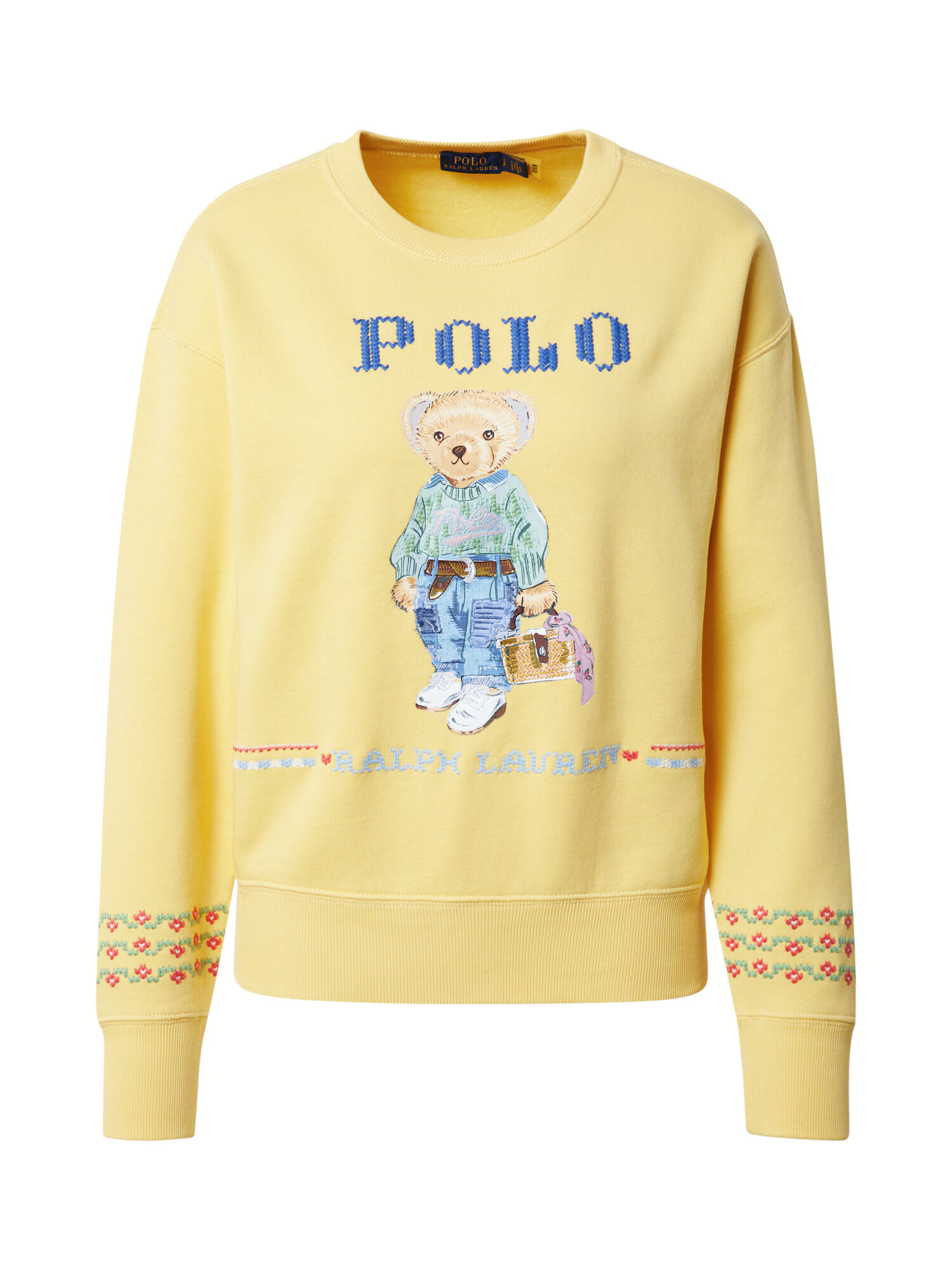 Polo Ralph Lauren Majica svetlo rumena / mešane barve - Pepit.si