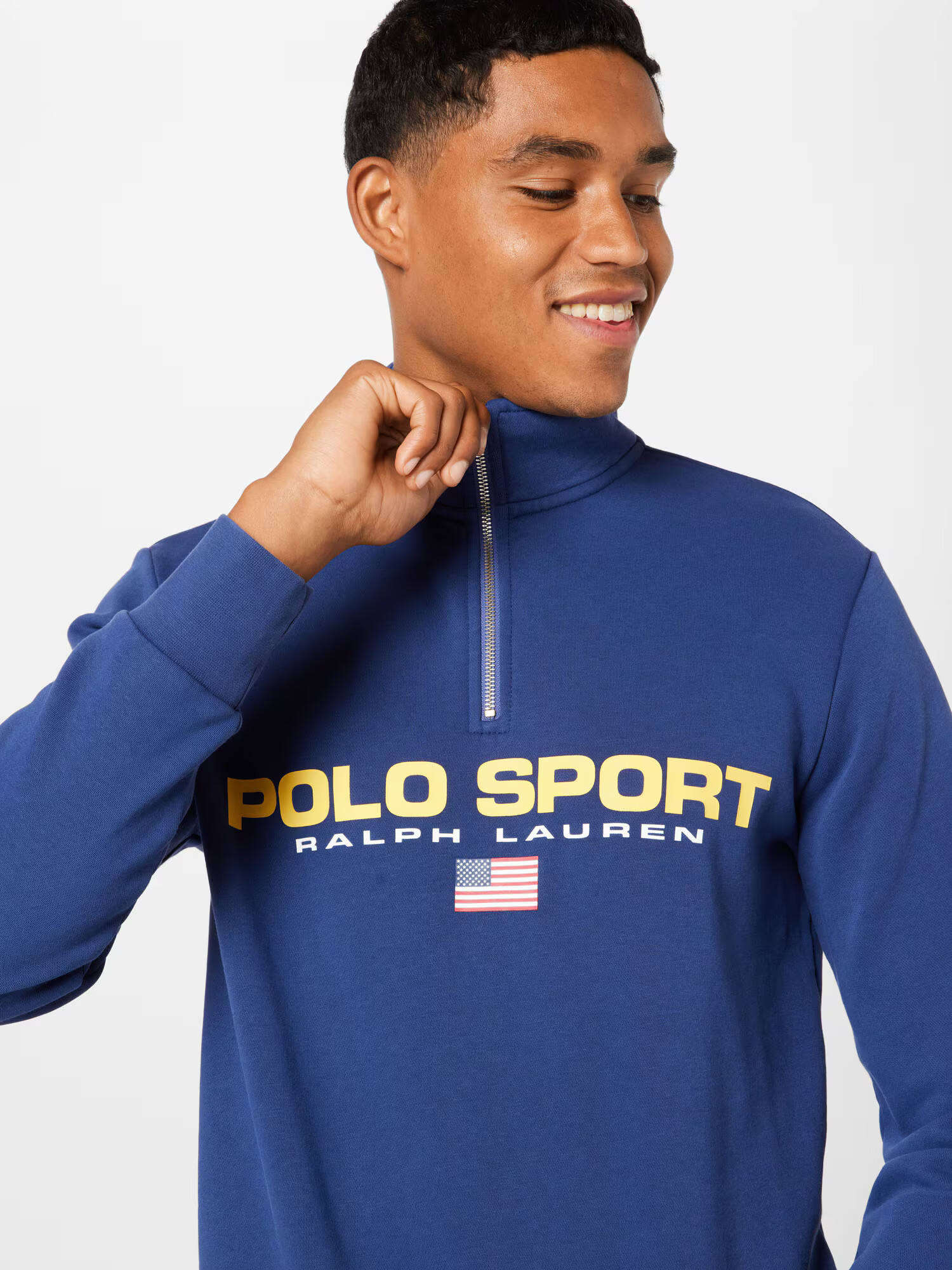 Polo Ralph Lauren Majica temno modra / pastelno rumena / grenada / bela - Pepit.si