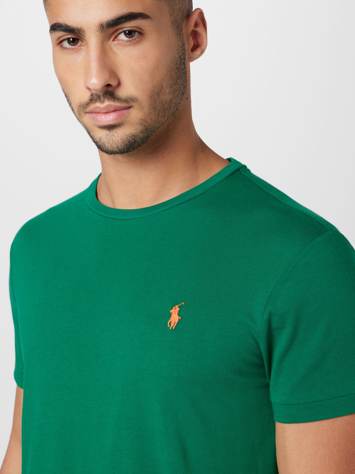 Polo Ralph Lauren Majica zelena / oranžna - Pepit.si