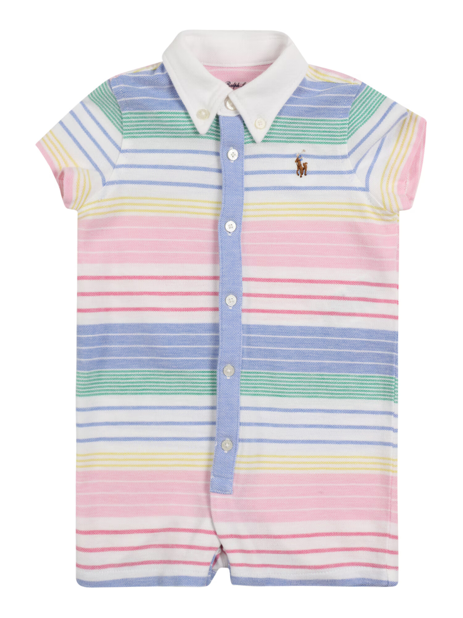 Polo Ralph Lauren Overall roza / bela / rumena / modra / zelena - Pepit.si