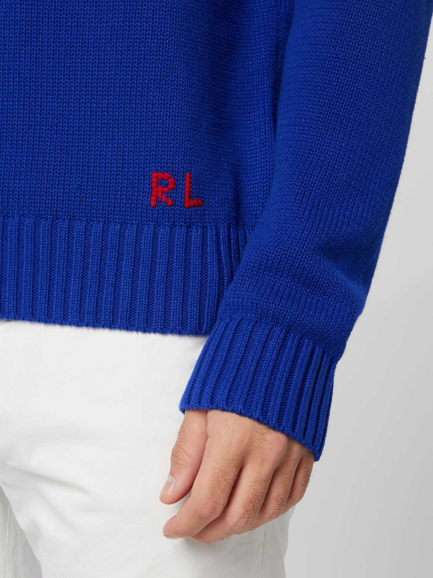 Polo Ralph Lauren Pulover kraljevo modra / rjava / žad / bordo - Pepit.si