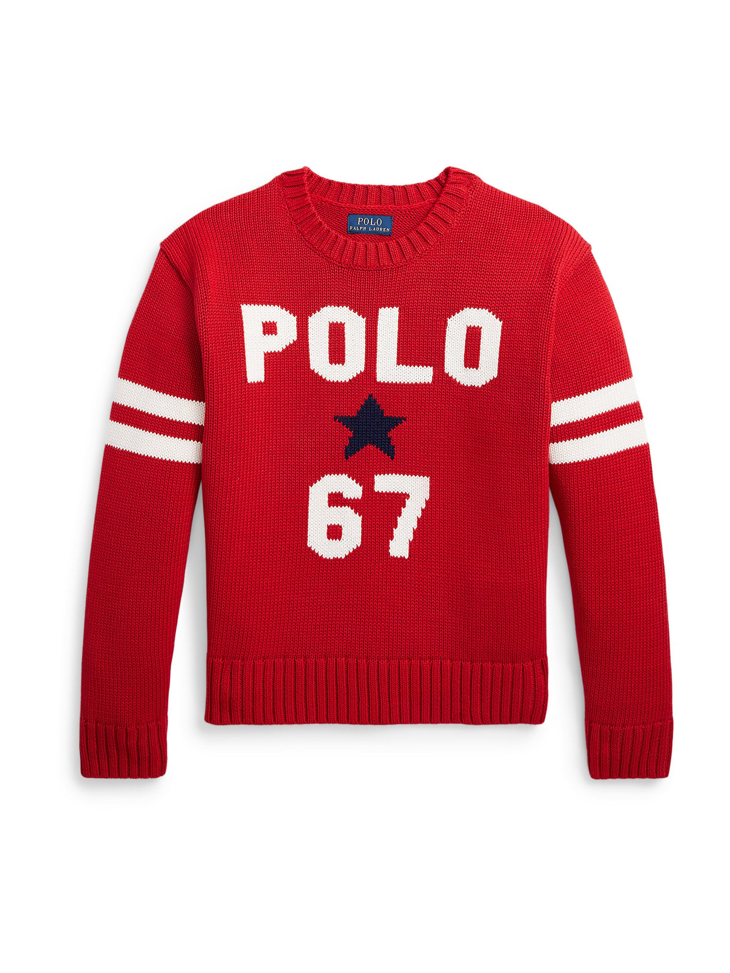 Polo Ralph Lauren Pulover nočno modra / rdeča / bela - Pepit.si