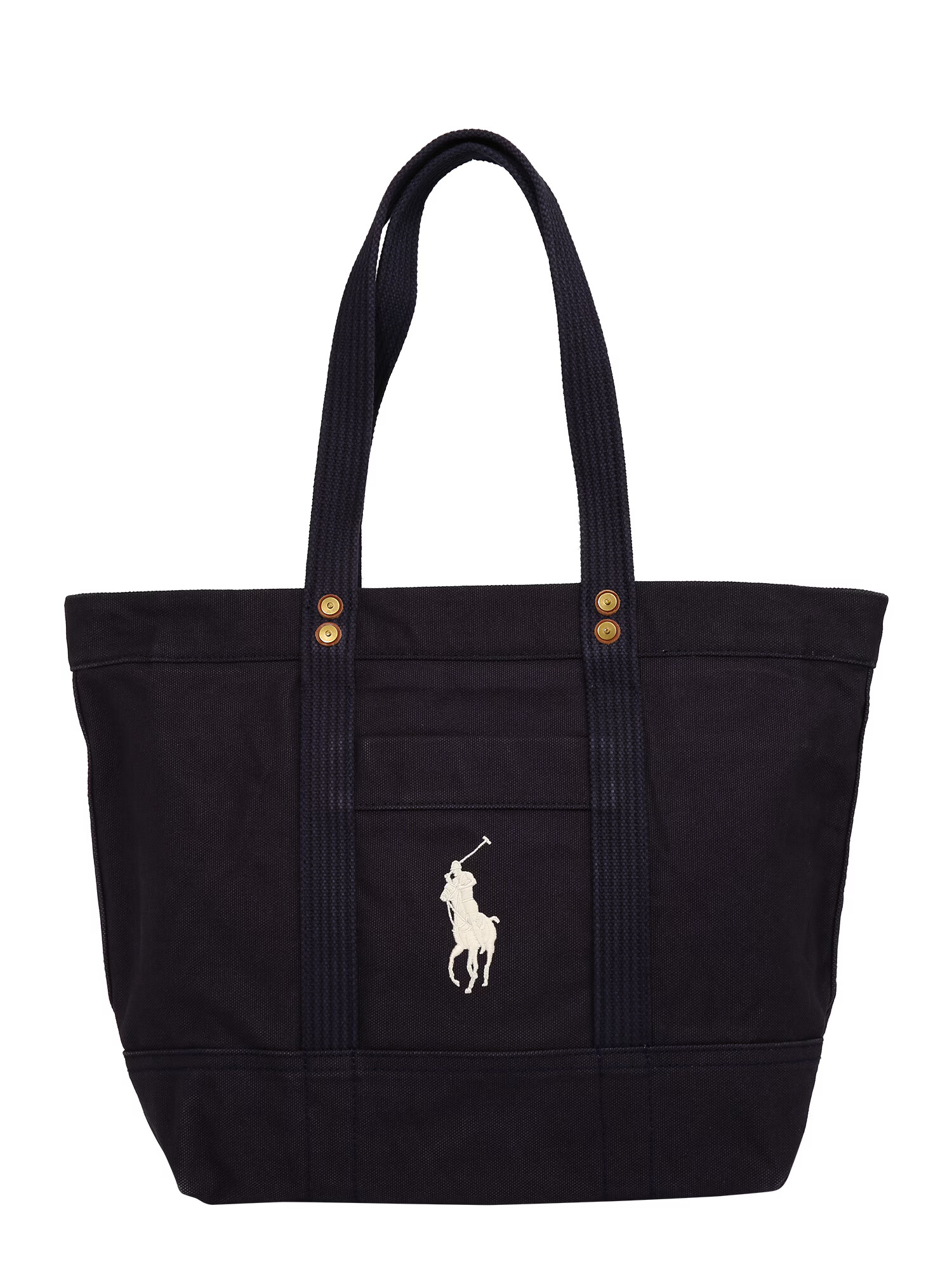 Polo Ralph Lauren Shopper mornarska / bela - Pepit.si