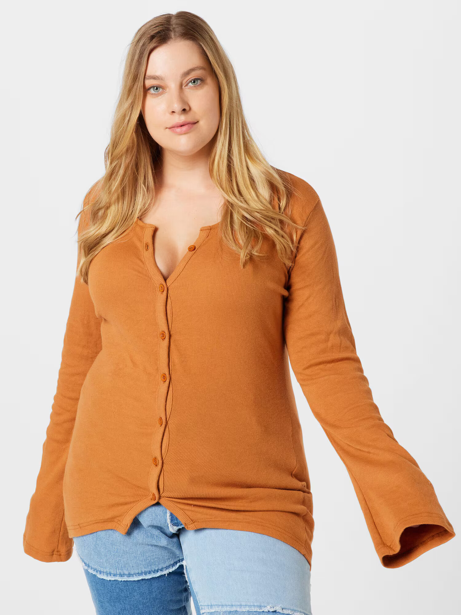 Public Desire Curve Bluza mandarina - Pepit.si