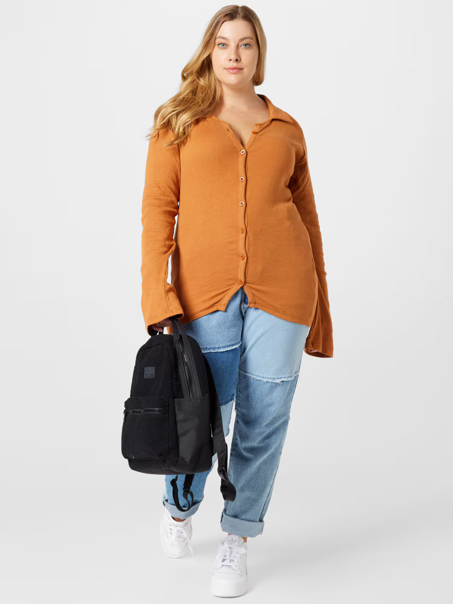 Public Desire Curve Bluza mandarina - Pepit.si