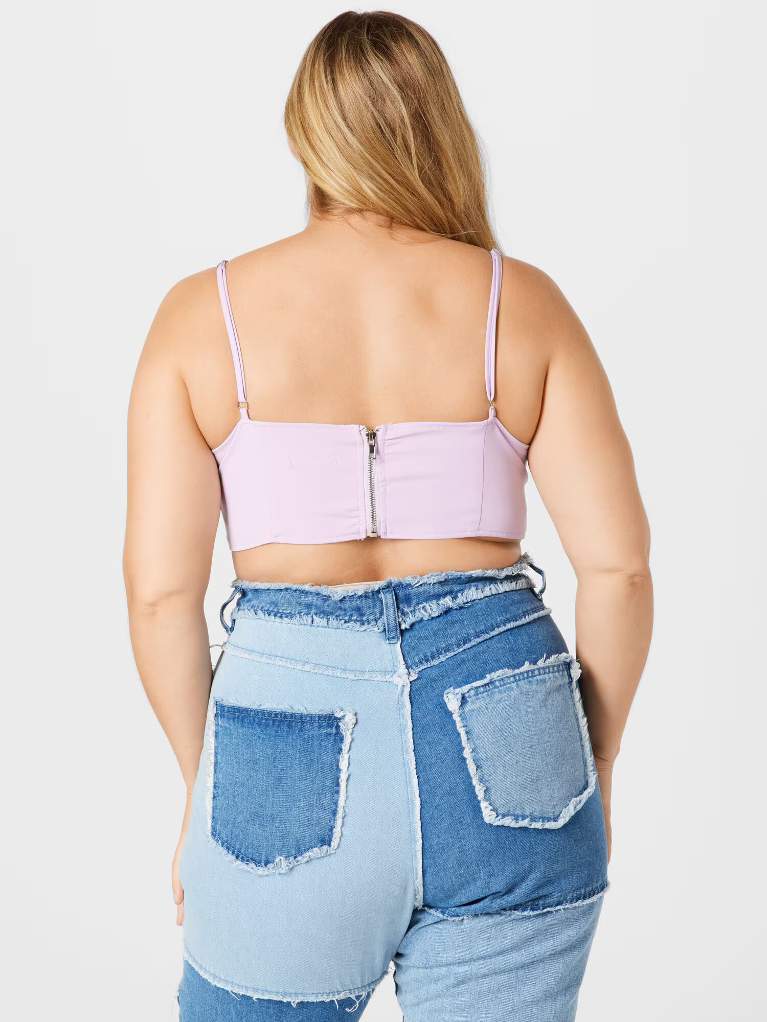 Public Desire Curve Top pastelno lila - Pepit.si