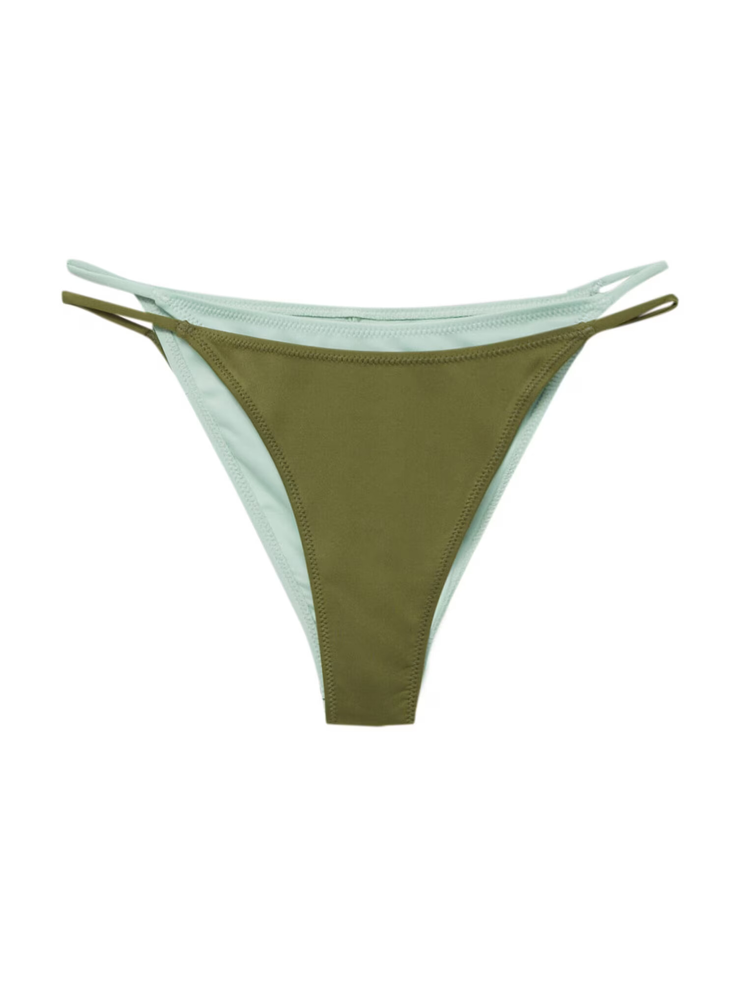 Pull&Bear Bikini hlačke oliva / meta - Pepit.si