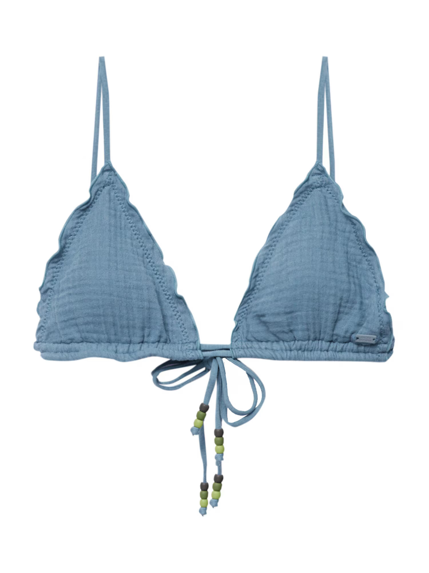 Pull&Bear Bikini zgornji del dimno modra - Pepit.si