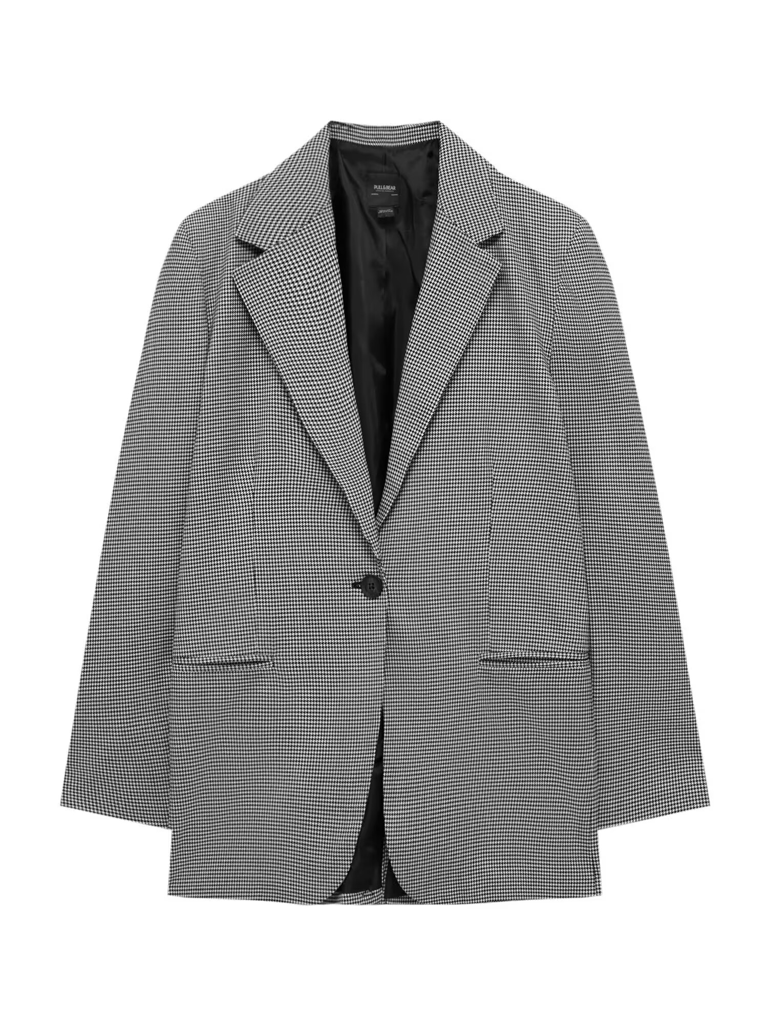 Pull&Bear Blazer črna / bela - Pepit.si