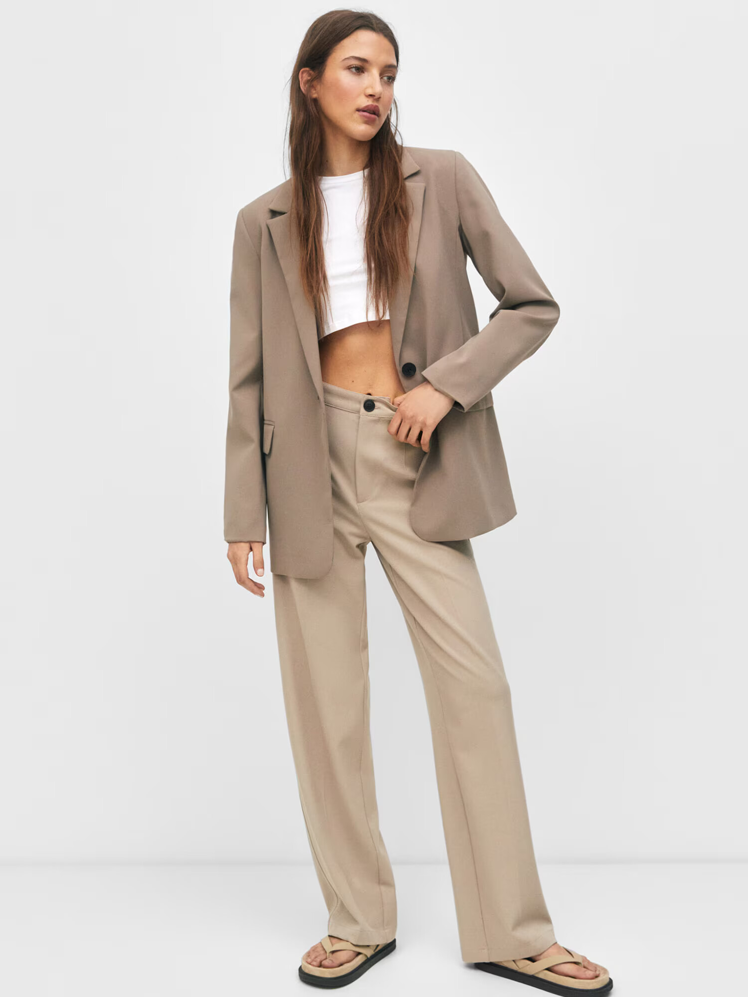 Pull&Bear Blazer greige - Pepit.si