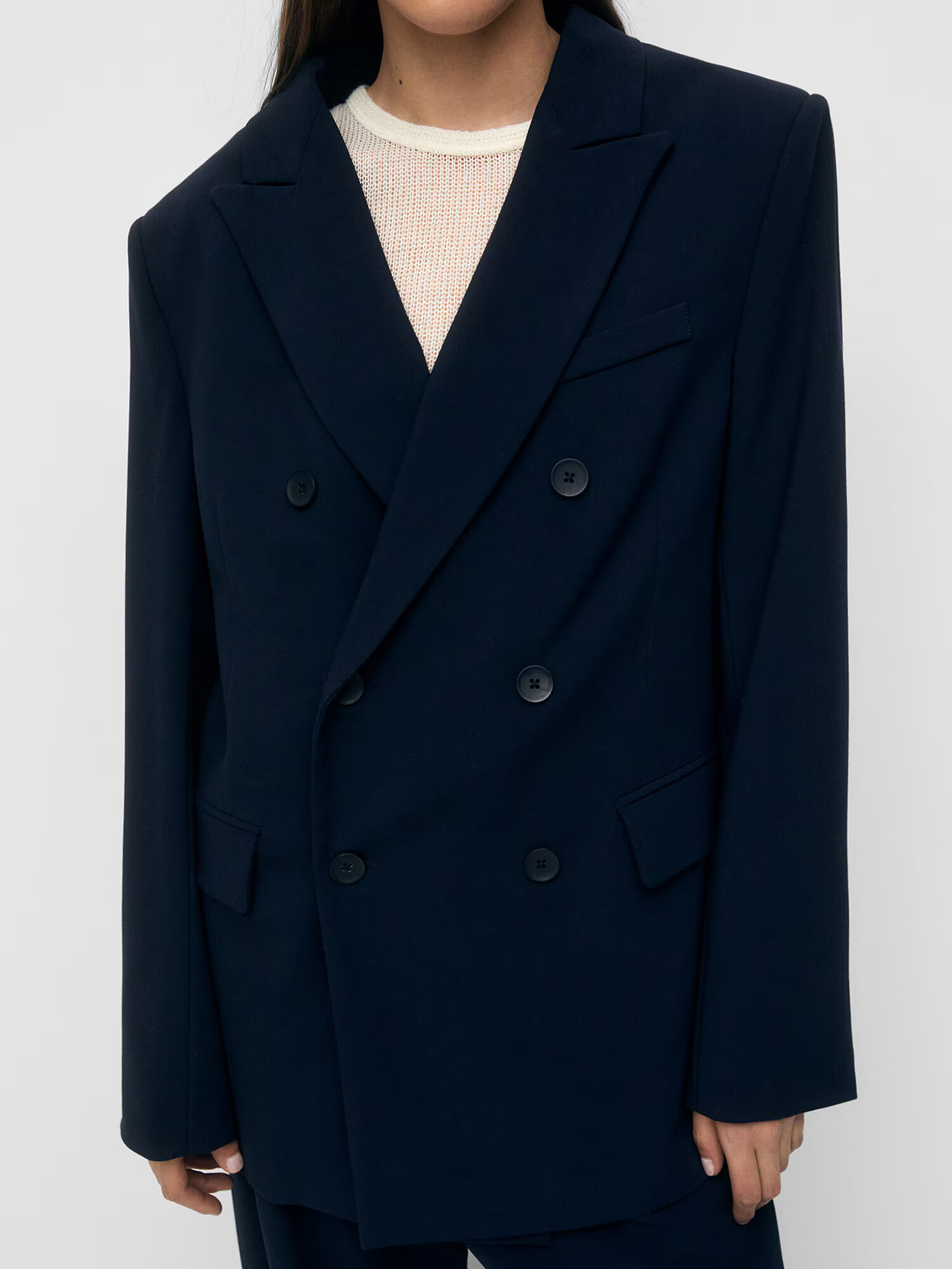 Pull&Bear Blazer mornarska - Pepit.si