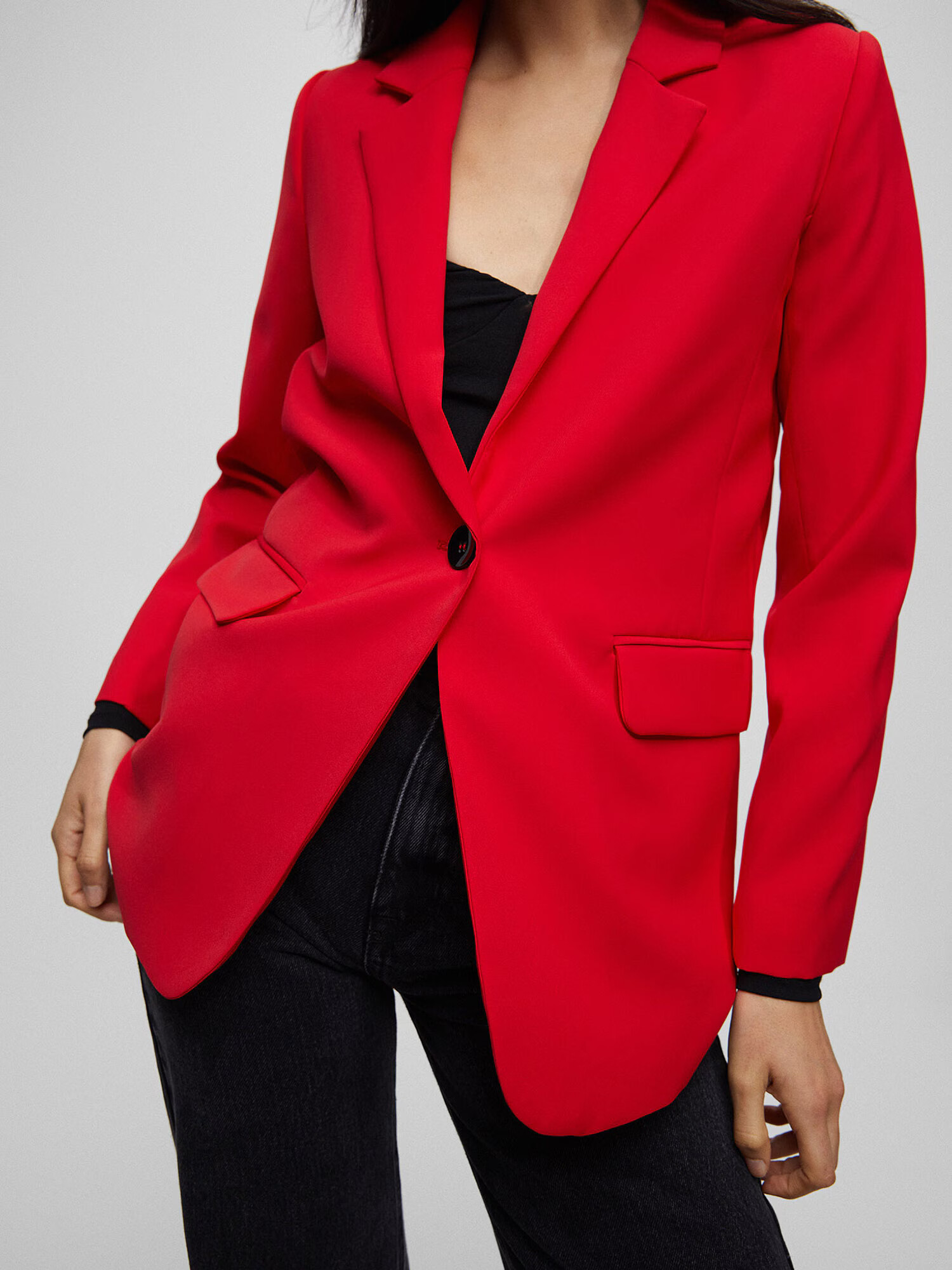 Pull&Bear Blazer rdeča - Pepit.si