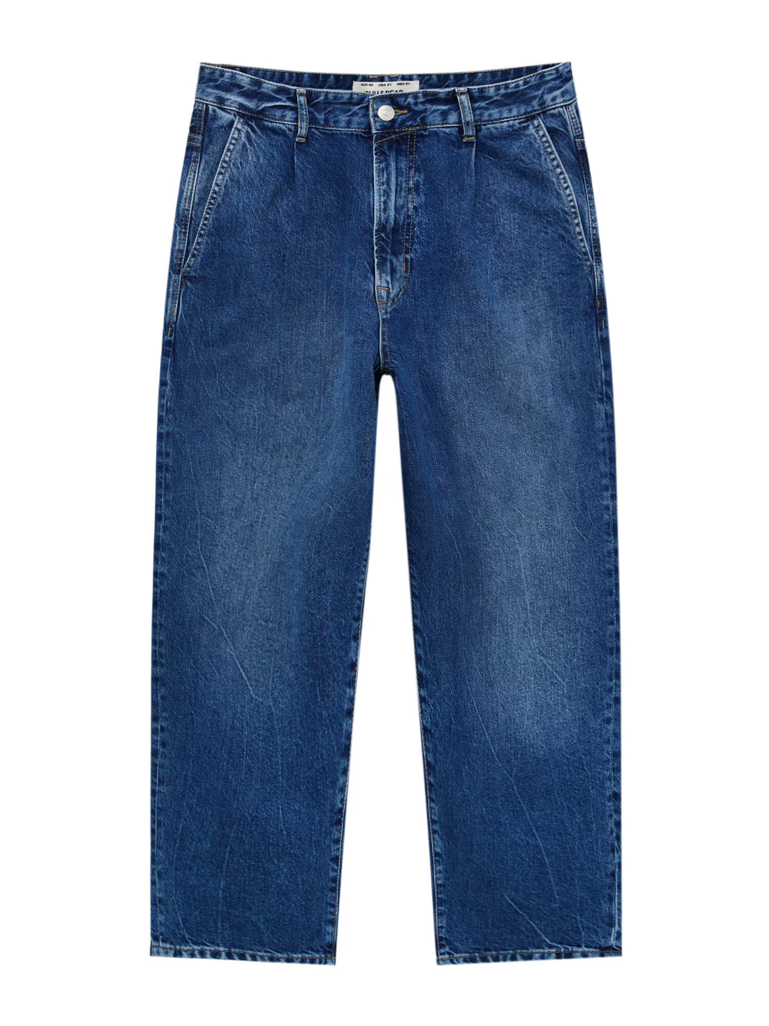 Pull&Bear Elegantne kavbojke moder denim - Pepit.si