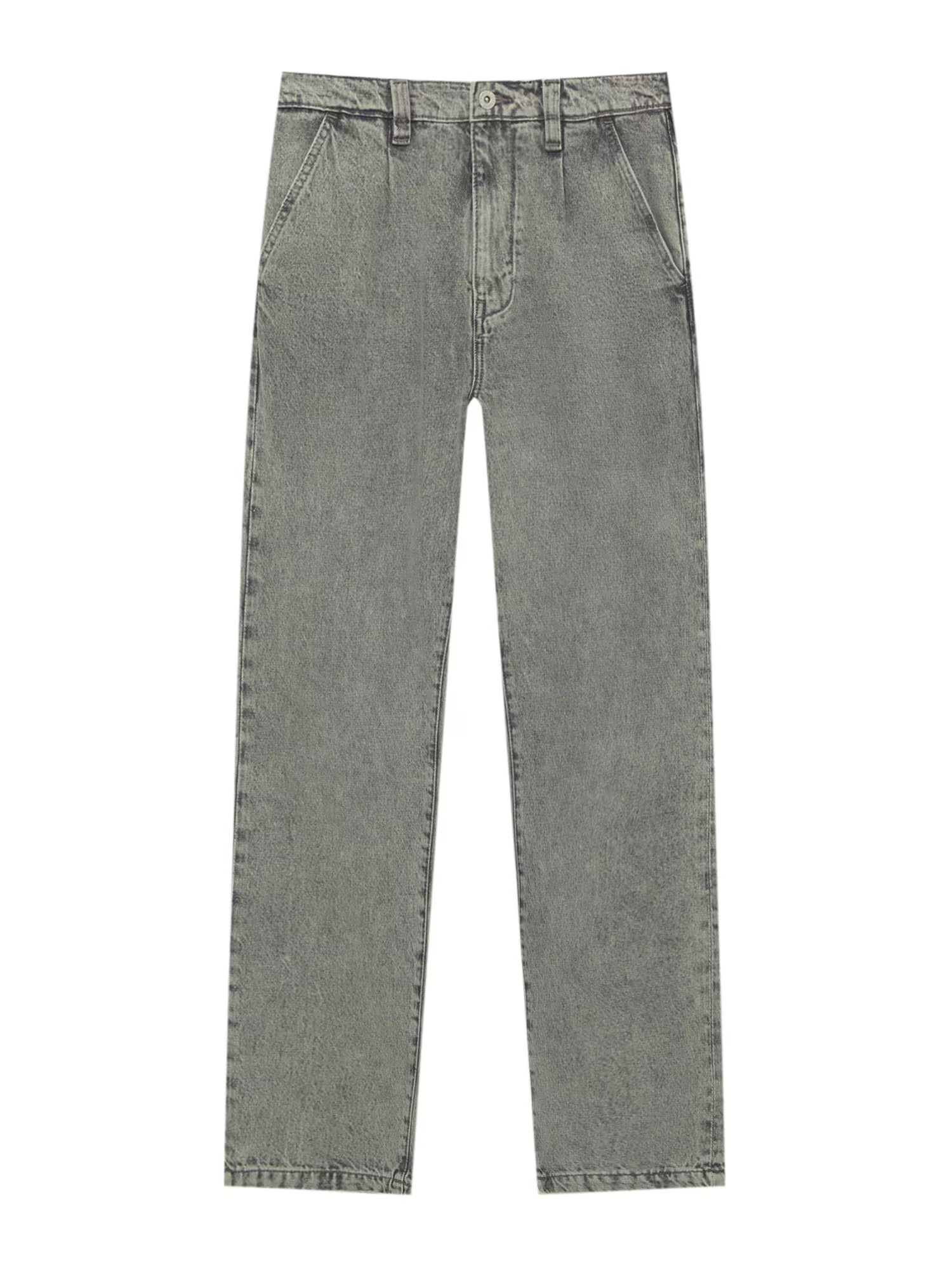 Pull&Bear Elegantne kavbojke siv denim - Pepit.si