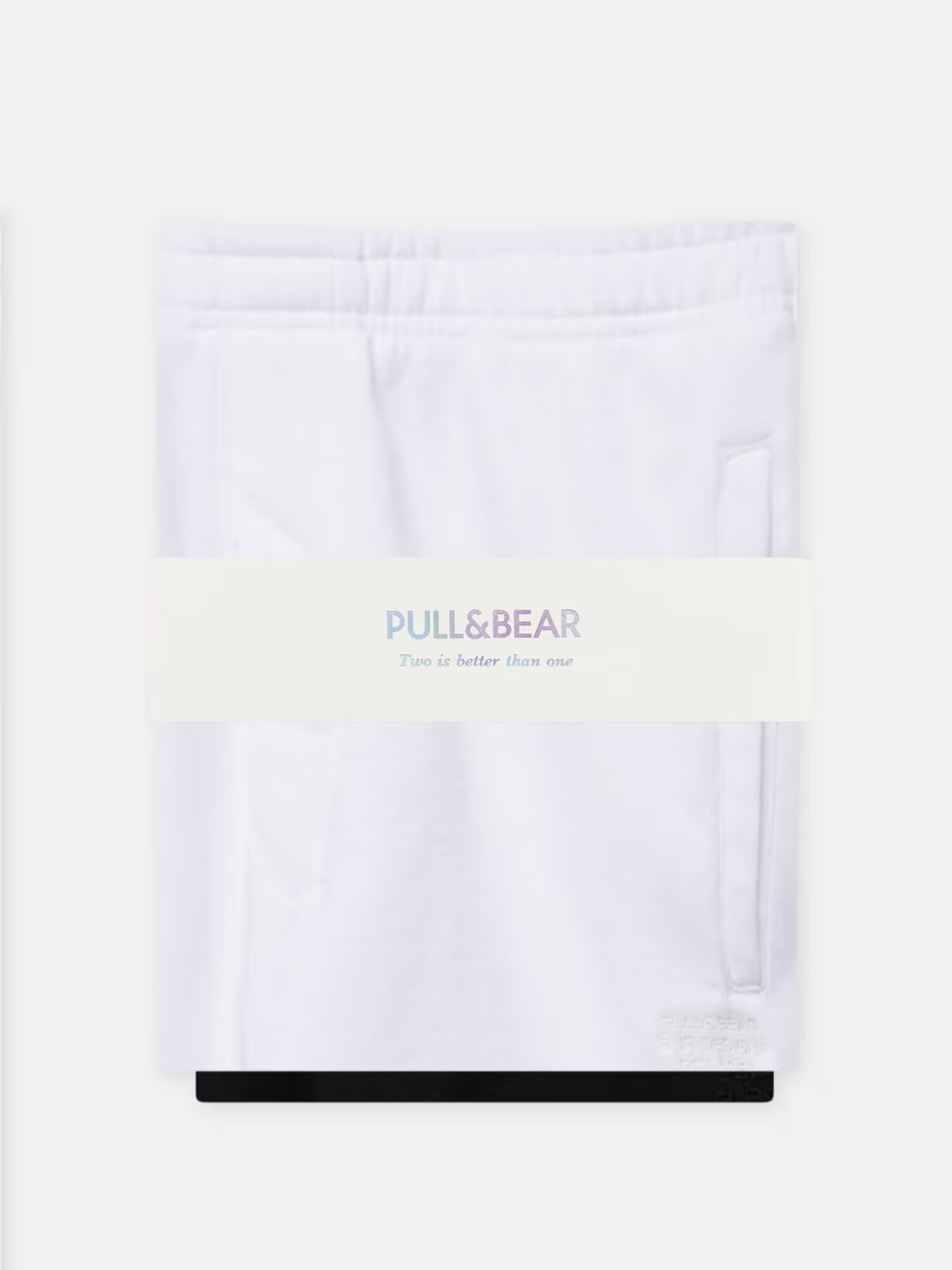 Pull&Bear Hlače črna / bela - Pepit.si