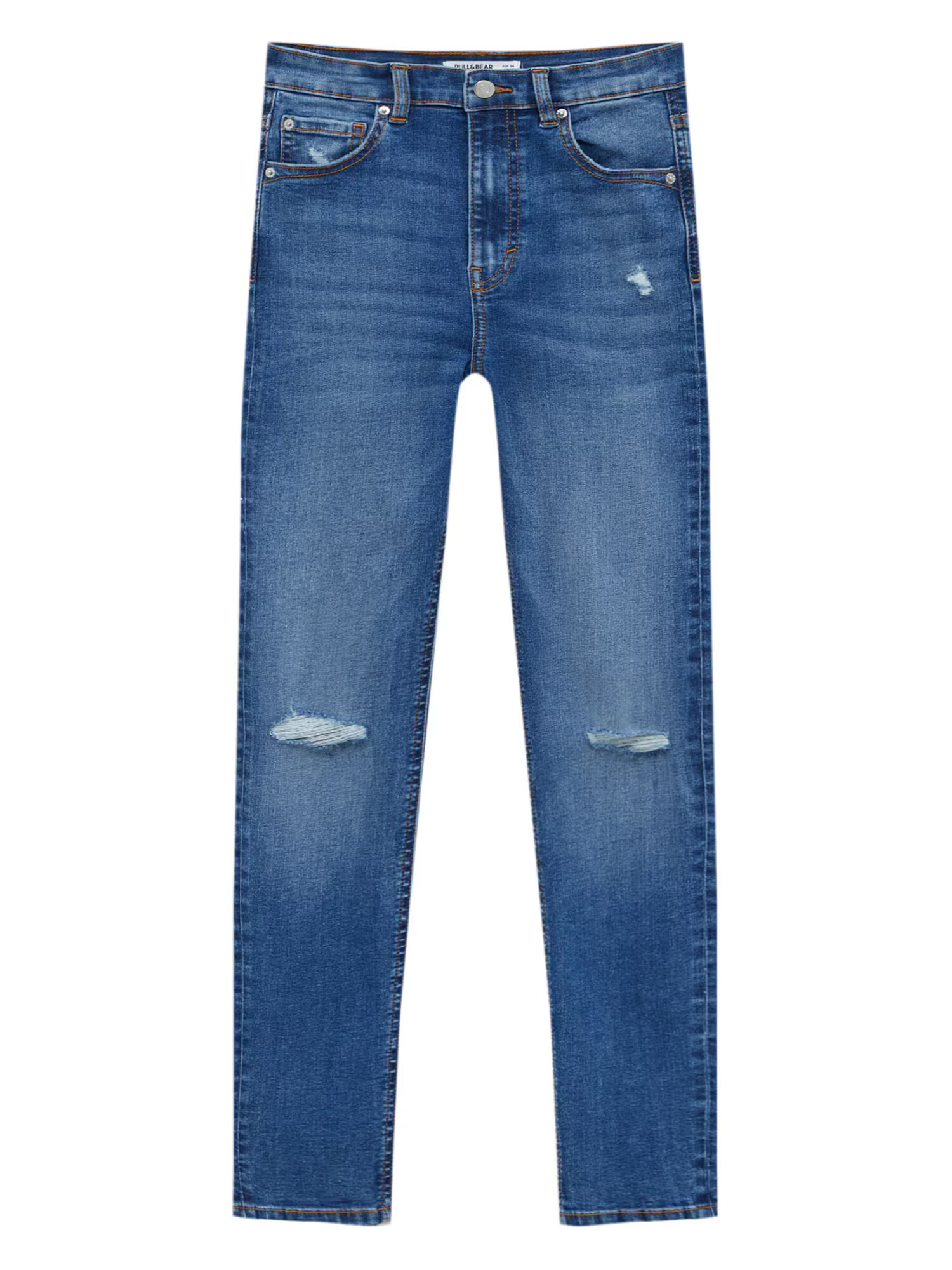 Pull&Bear Kavbojke moder denim - Pepit.si