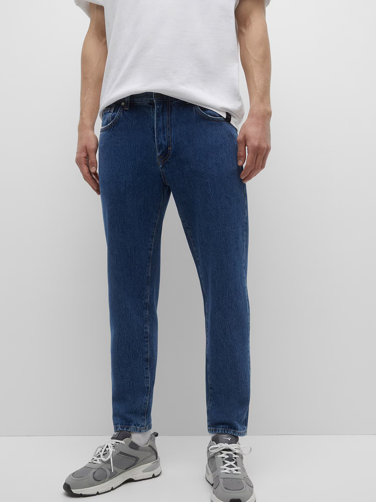 Pull&Bear Kavbojke moder denim - Pepit.si